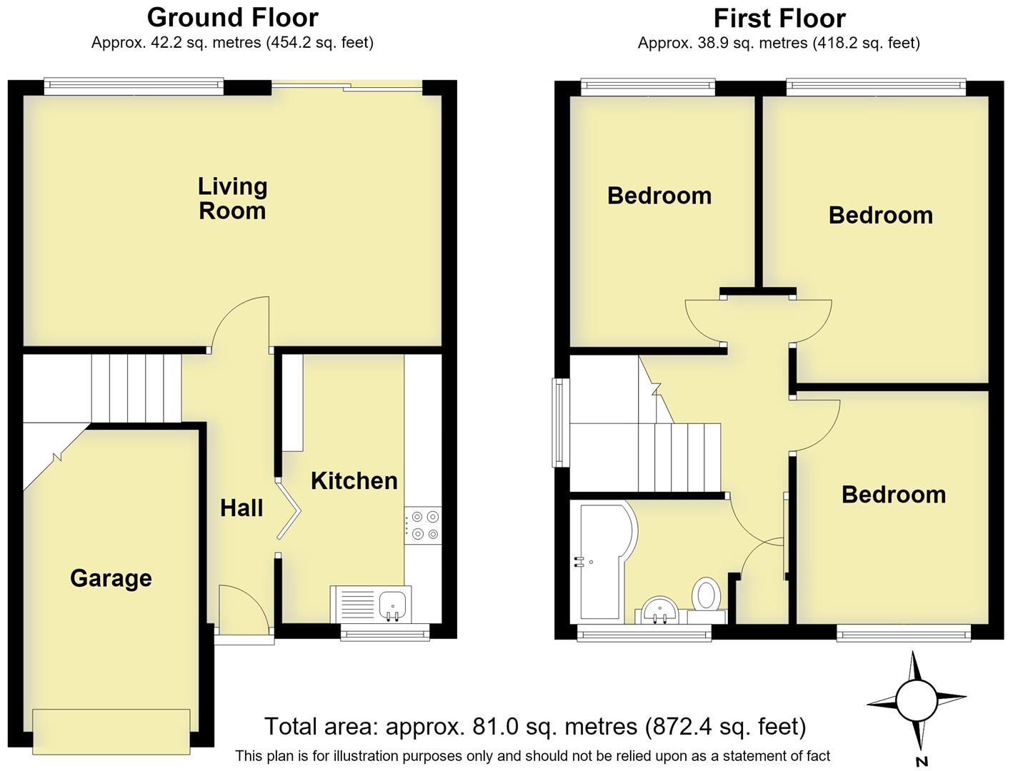 36, Kettlewell Close, Warwick floorplan