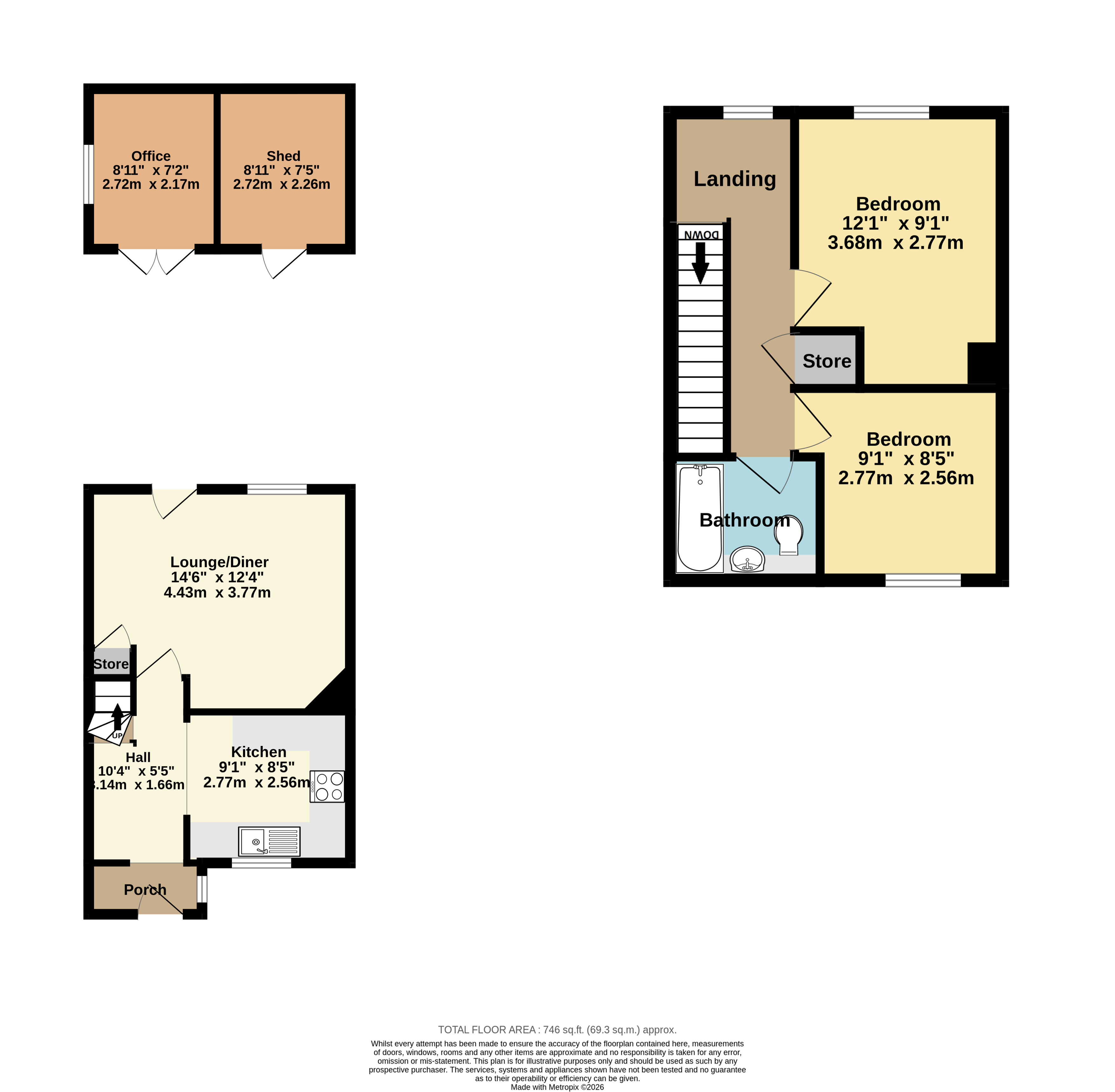 57, St. Albans Road, Canterbury floorplan