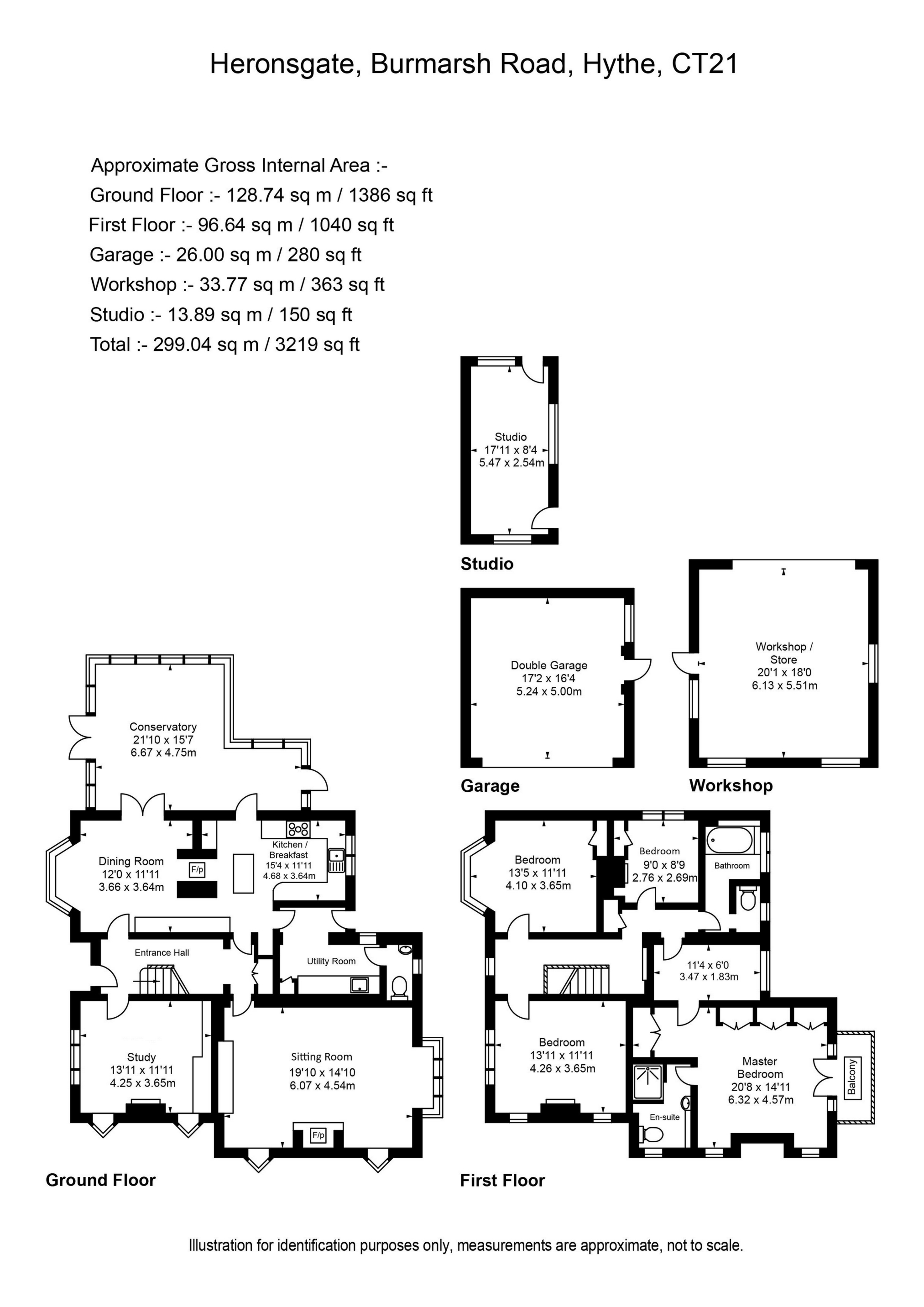 Heronsgate, Burmarsh Road, Hythe floorplan