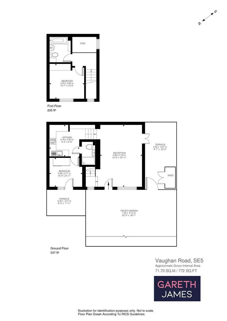 House J, Redwing Mews, Vaughan Road, London floorplan