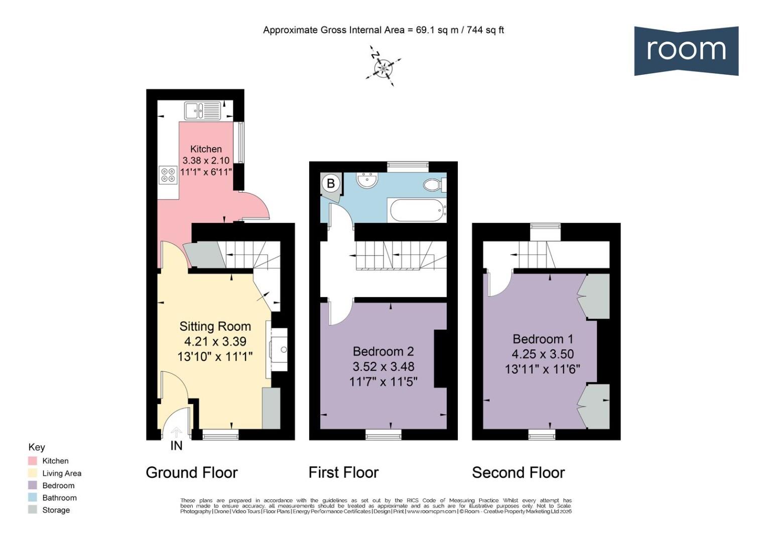 106, High Street, Bath floorplan