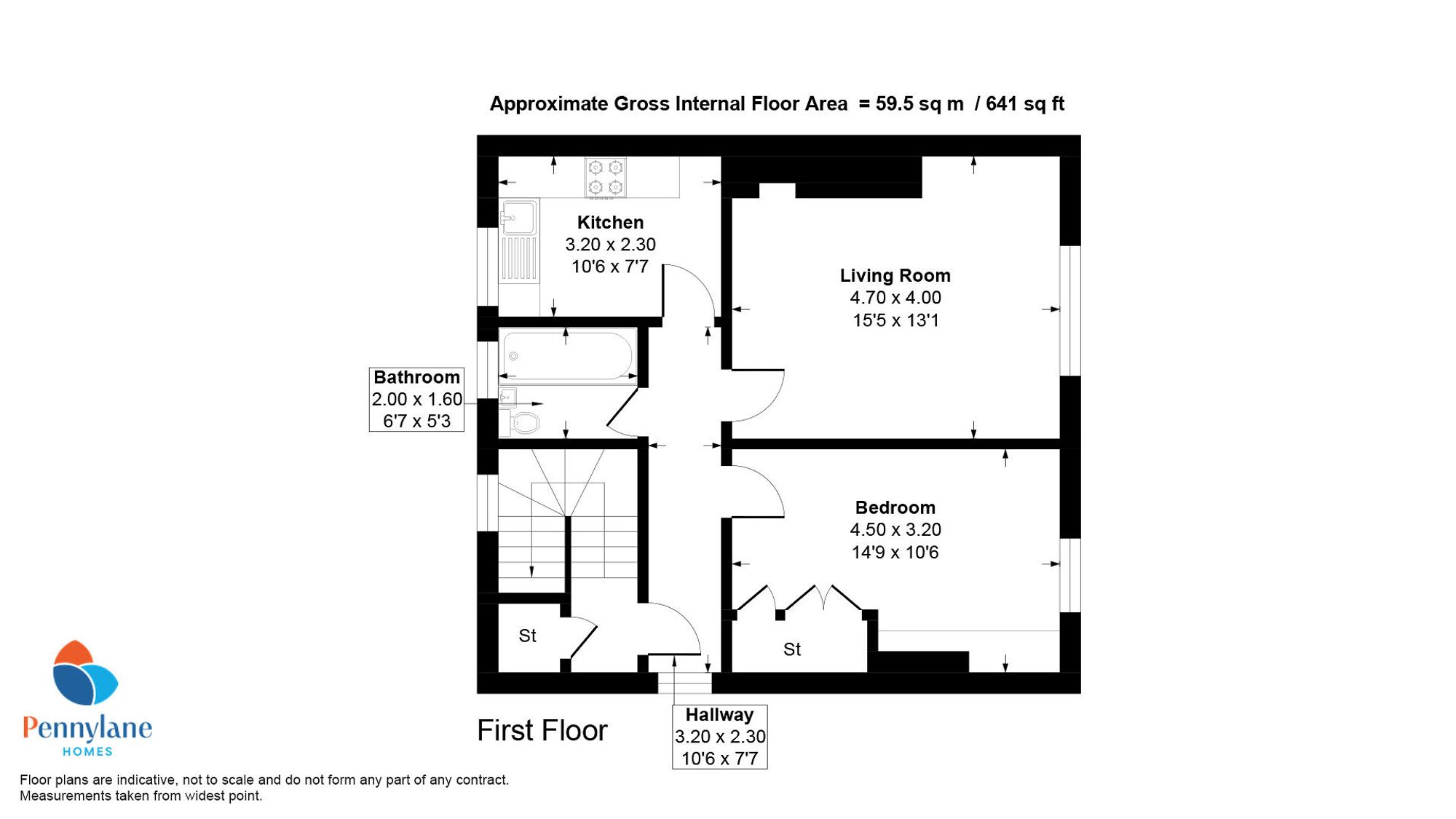 4 Bull Road, Glasgow floorplan