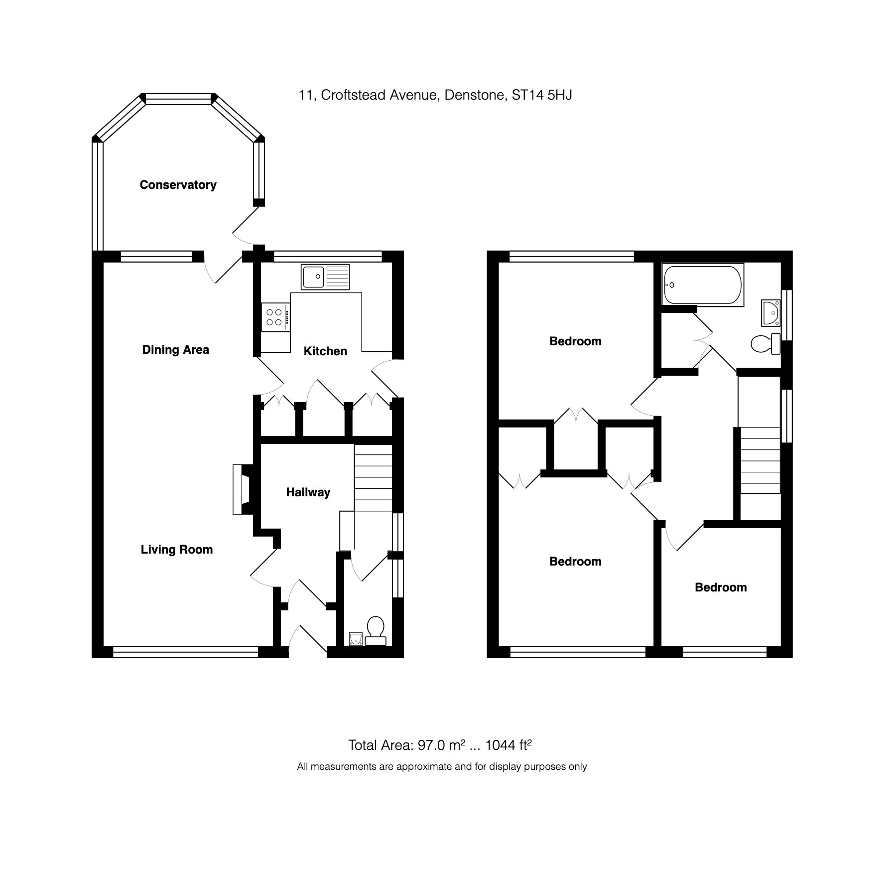 11, Croftstead Avenue,, Denstone floorplan