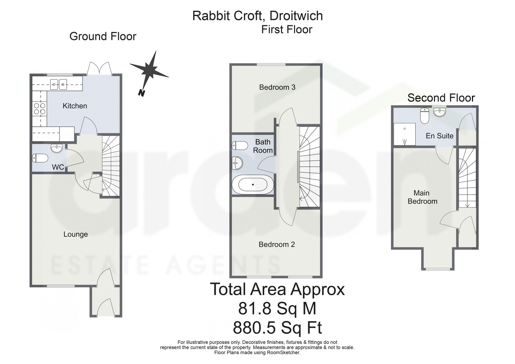5 Rabbit Croft, Droitwich floorplan