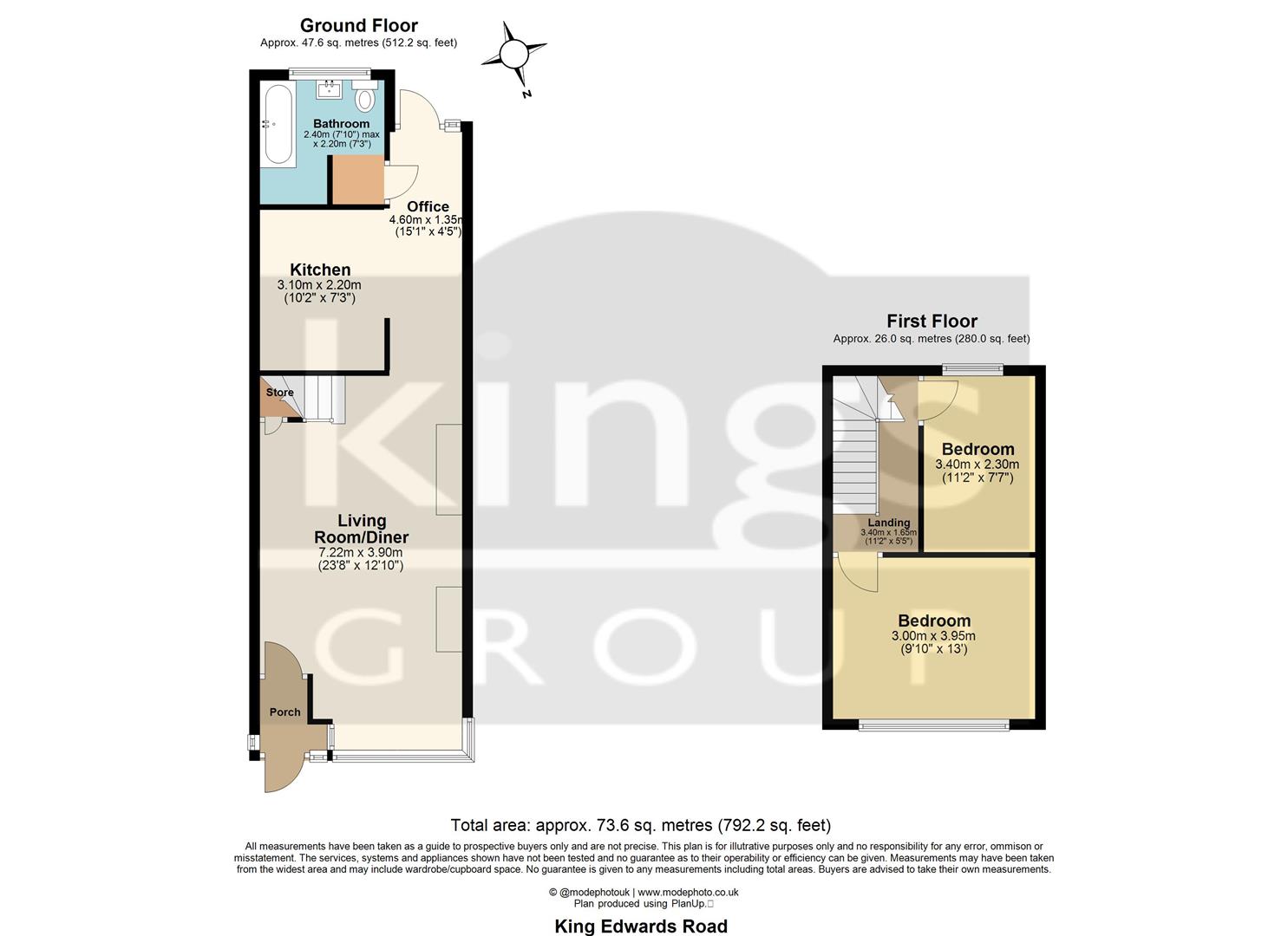 94, King Edwards Road, Enfield floorplan