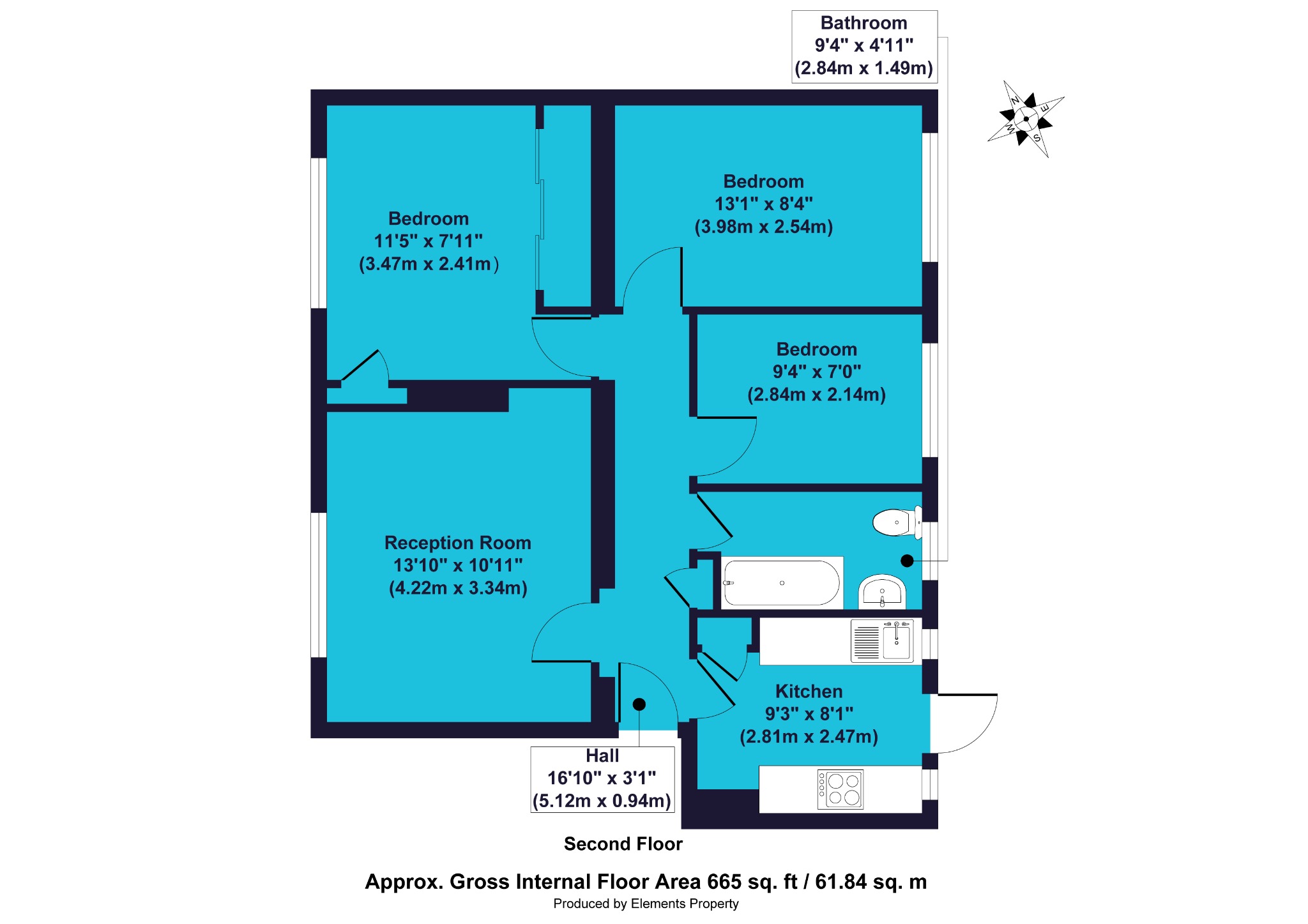 Bulwer Court, Leytonstone floorplan