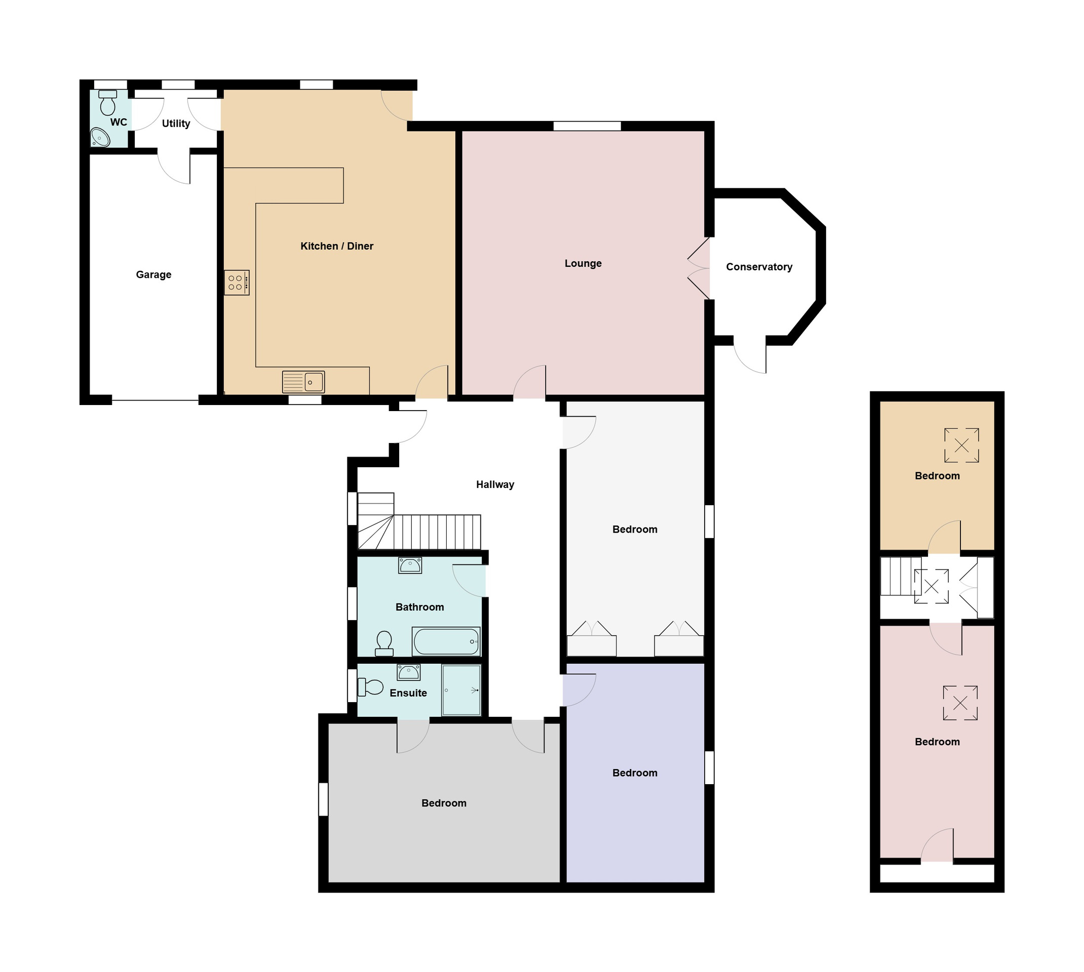 68 Alltiago Road, Abertawe floorplan