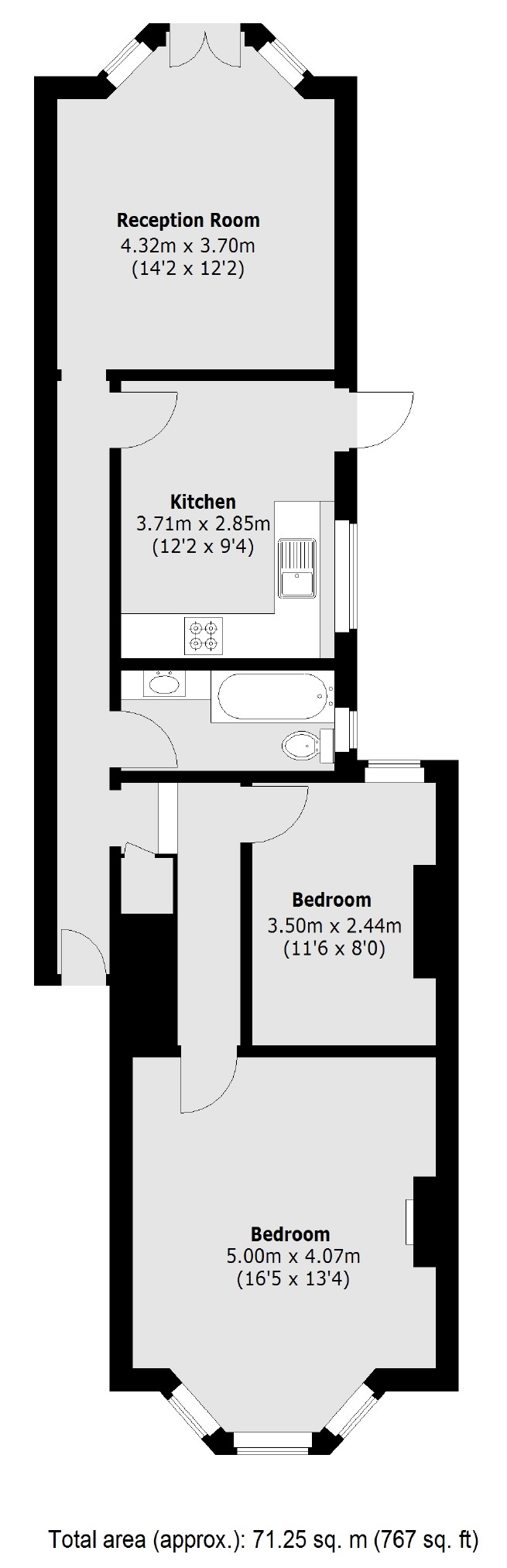 Ground Floor, 59, Musgrove Road, London floorplan