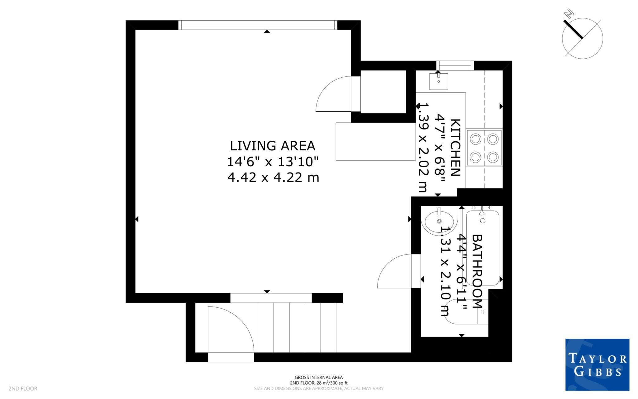 Flat 5, Talbot Road, London floorplan