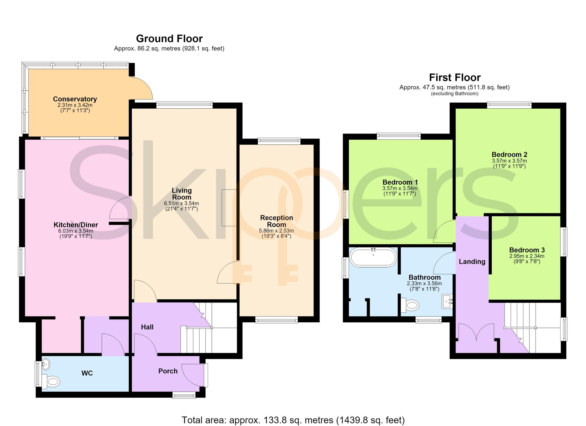 26 Silver Hill Road, Ashford floorplan