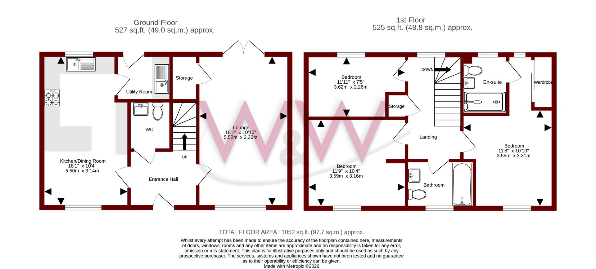 46, Curbridge Way, Southampton floorplan