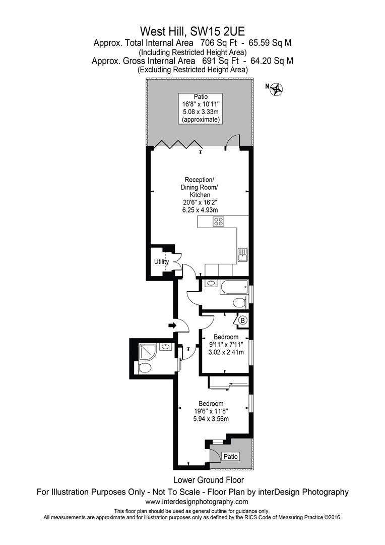 132A, West Hill, London floorplan