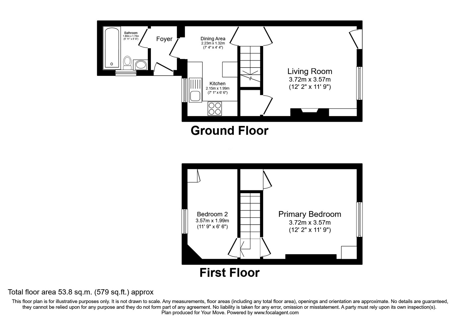 18, York Street, Cumbria floorplan