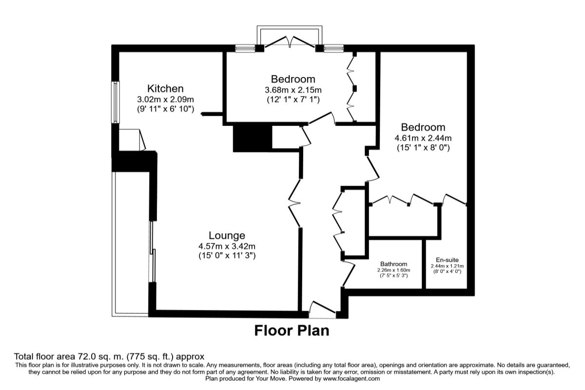 2 Bedrooms Flat to rent in Plaistow Lane, Bromley BR1