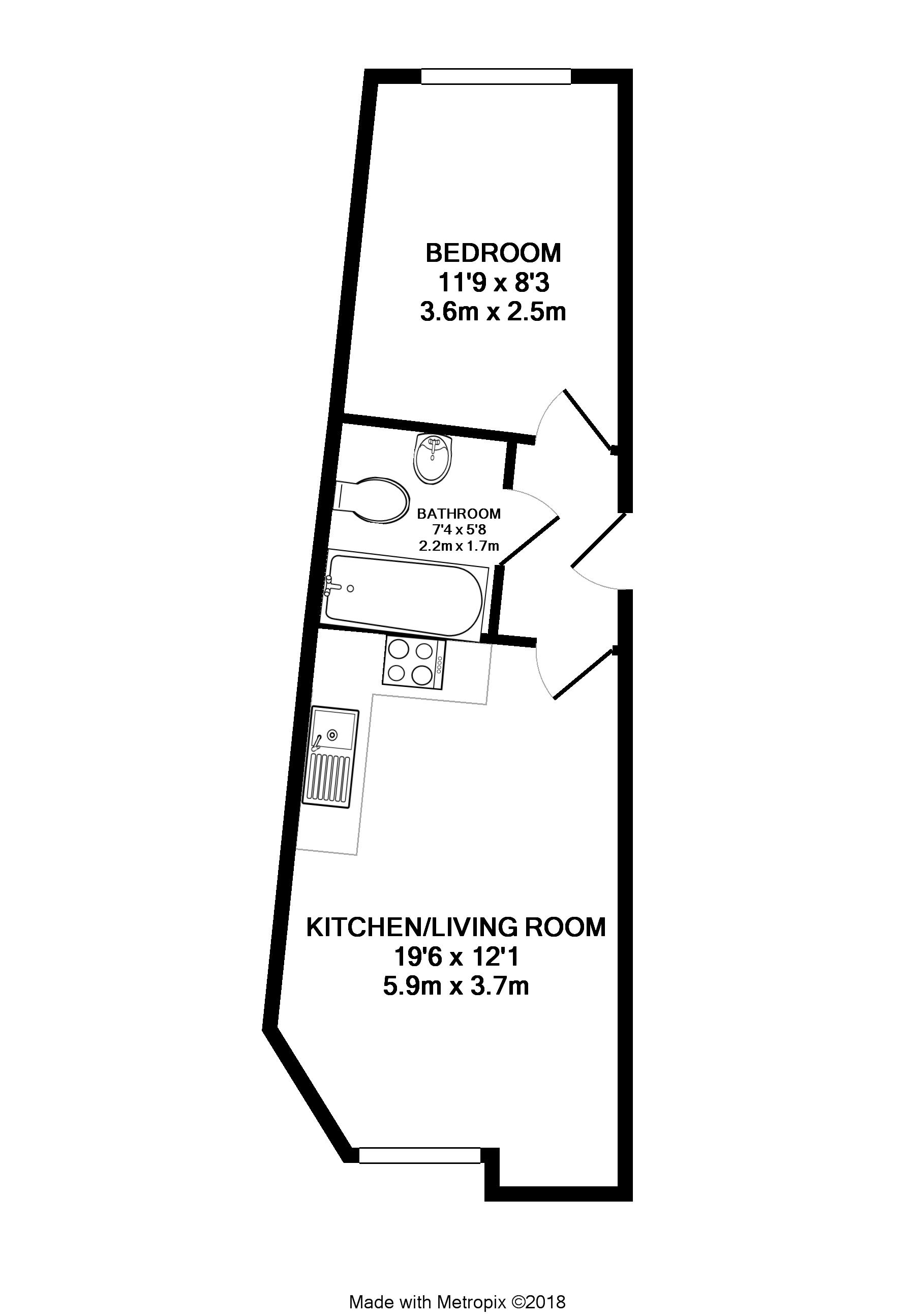Flat 18, Compass House, Bedminster floorplan