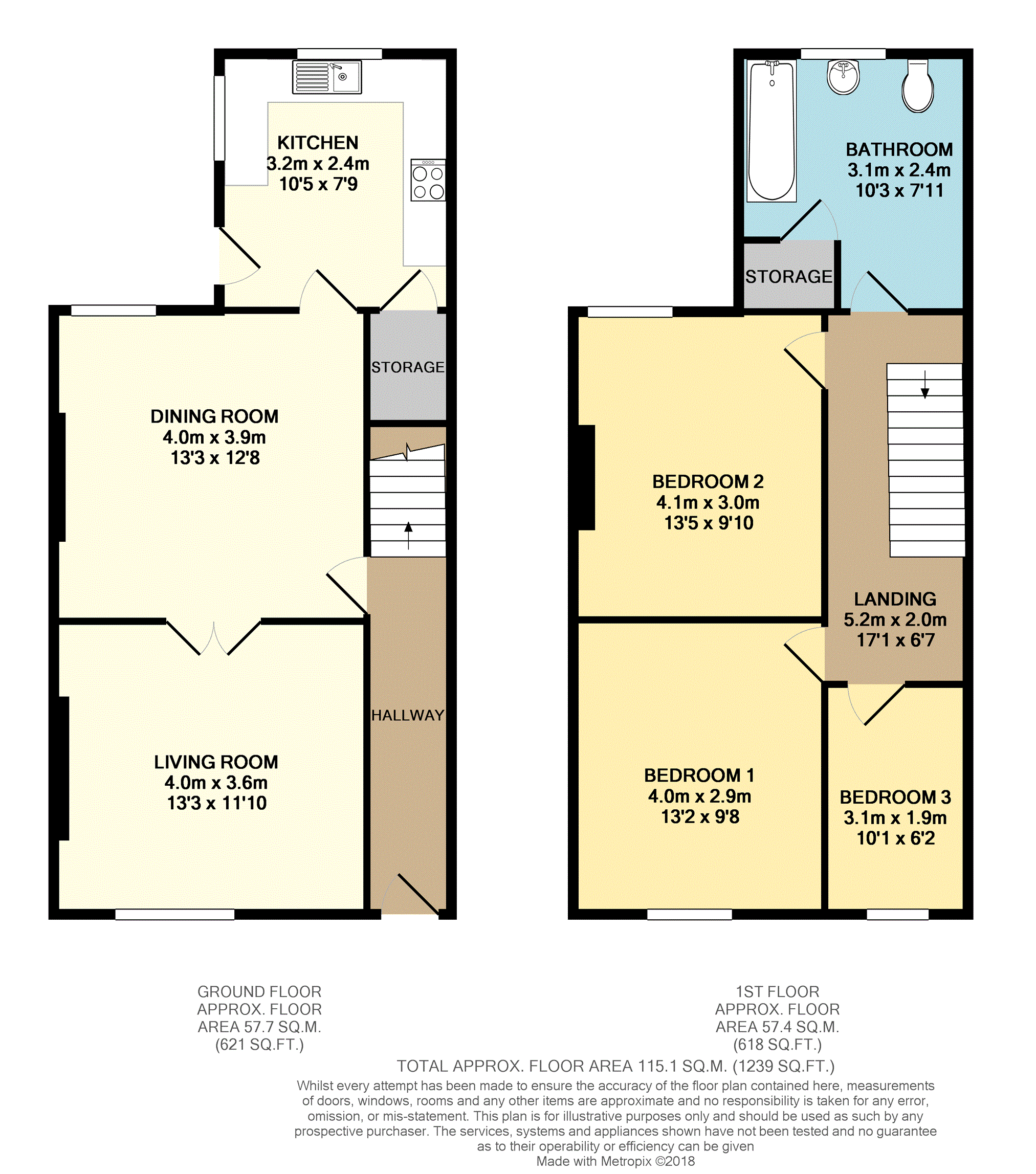 3 Bedrooms Terraced house for sale in Smawthorne Lane, Castleford WF10