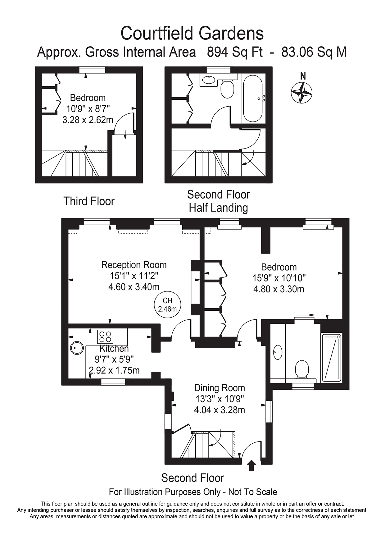 Flat 16, 26-28, Courtfield Gardens, London floorplan