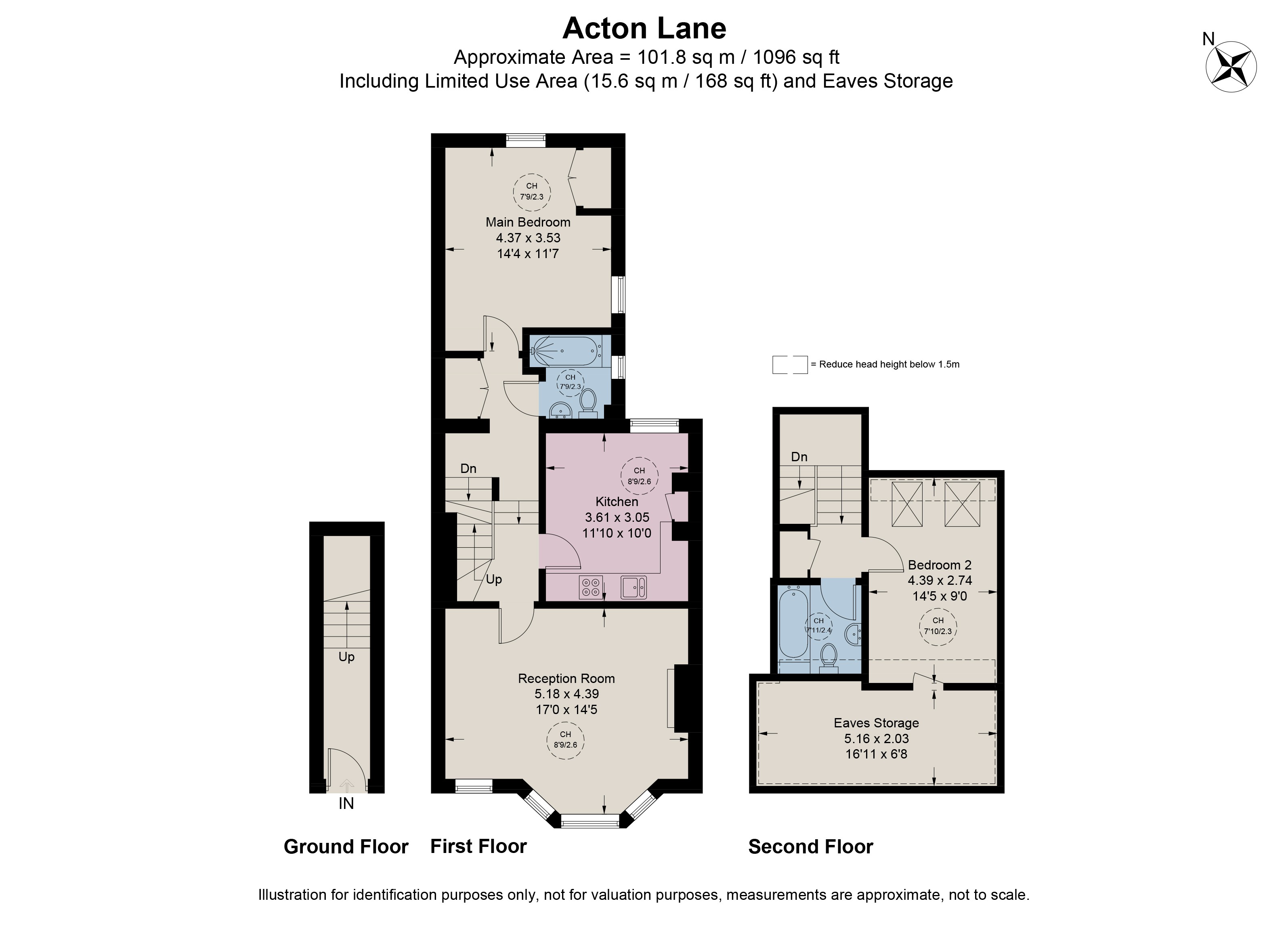 217A, Acton Lane, London floorplan