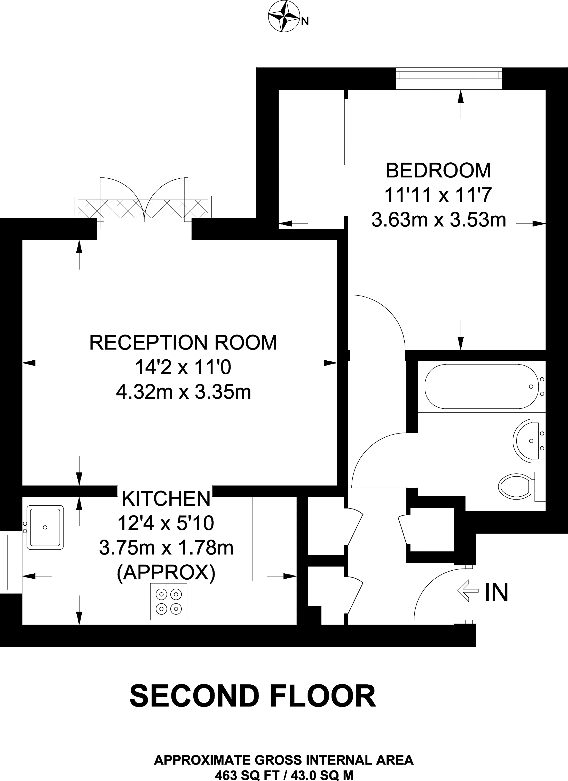 1 Bedrooms Flat to rent in Gilbert White Close, Perivale UB6