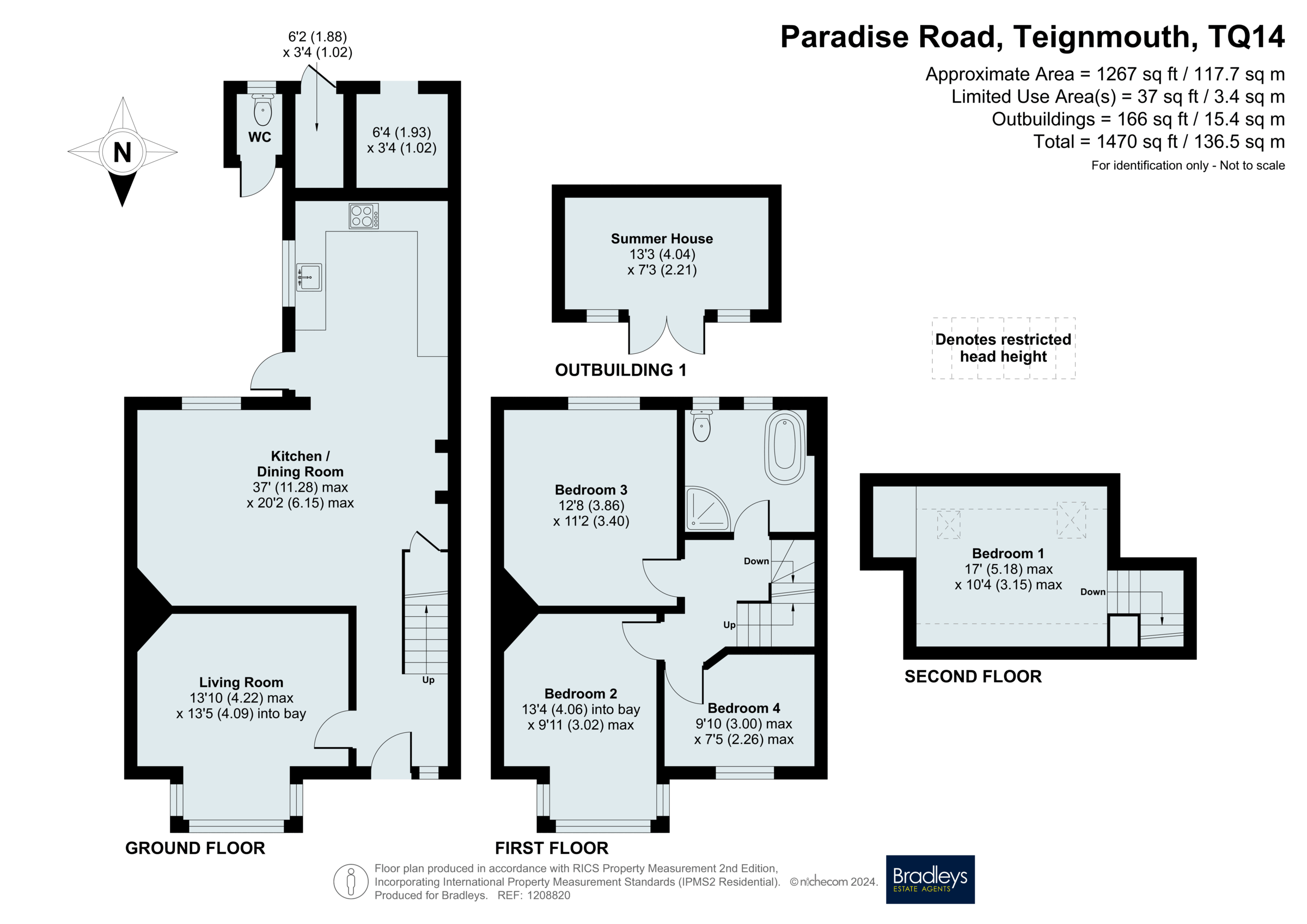 26, Paradise Road, Devon floorplan