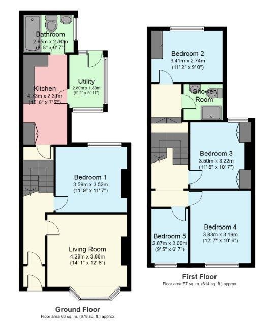 5, Furzehill Road, Plymouth floorplan
