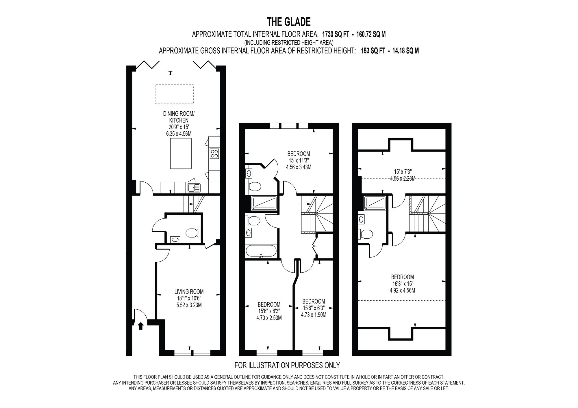 46c The Glade, Croydon floorplan