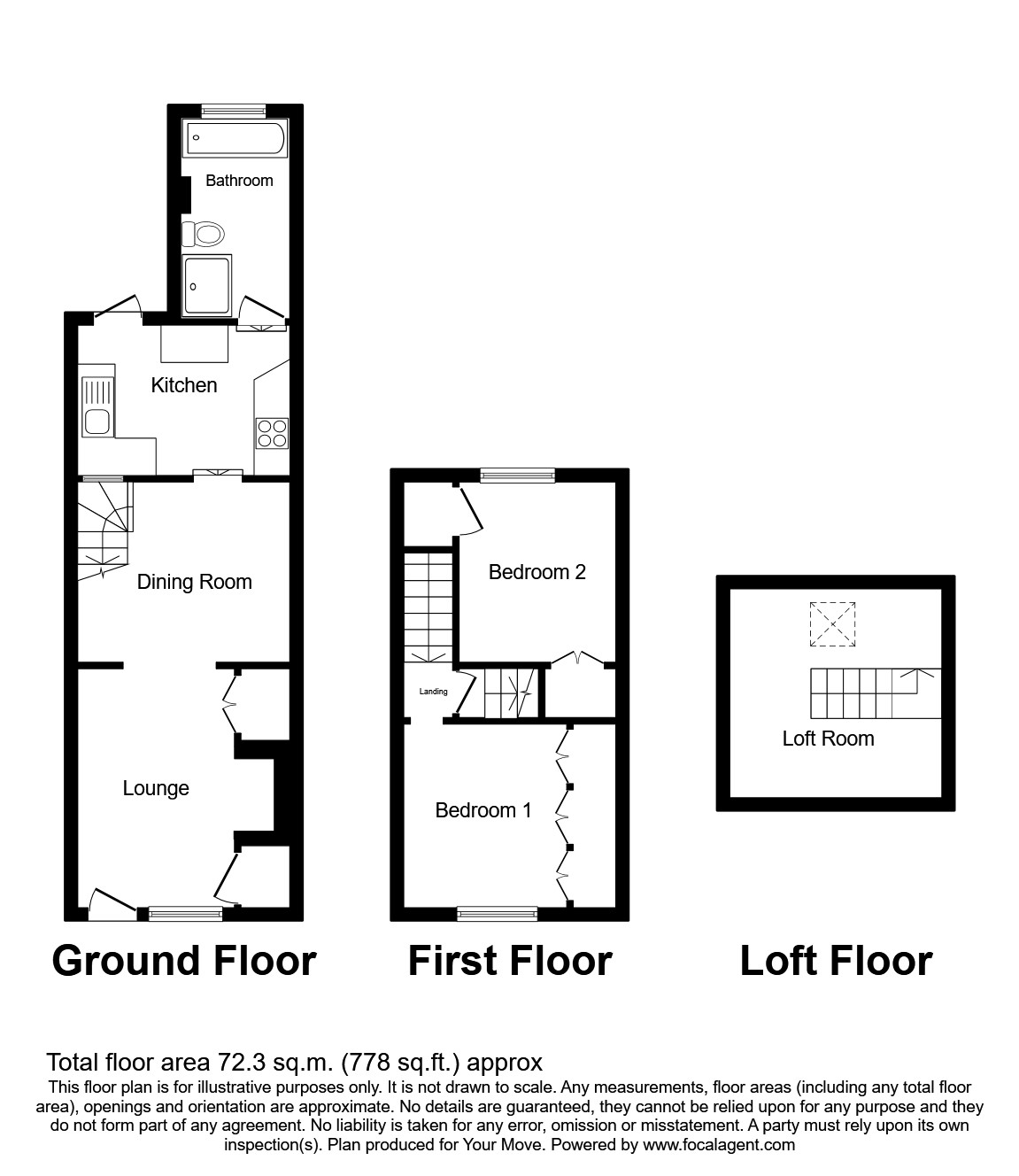 York Road, Northfleet, Gravesend, Kent DA11, 2 bedroom terraced house
