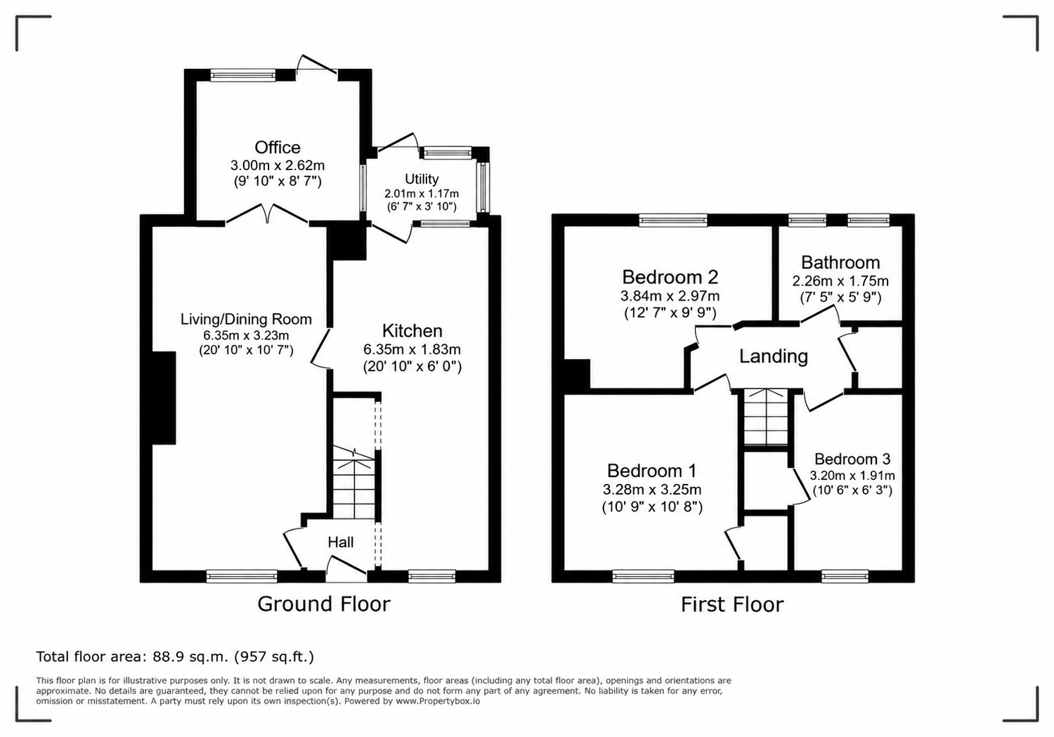 25 Merlin Crescent, Exeter floorplan