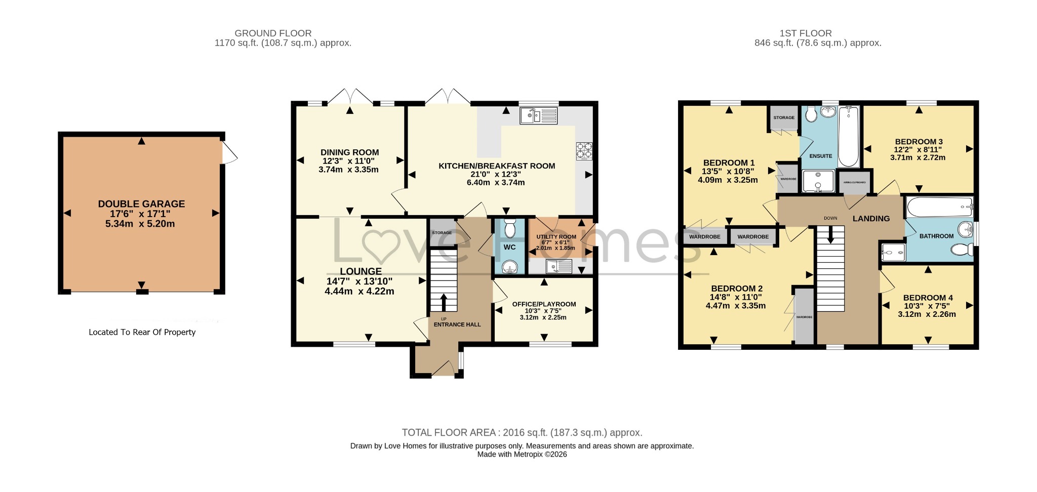33, Gardeners Close, Bedfordshire floorplan