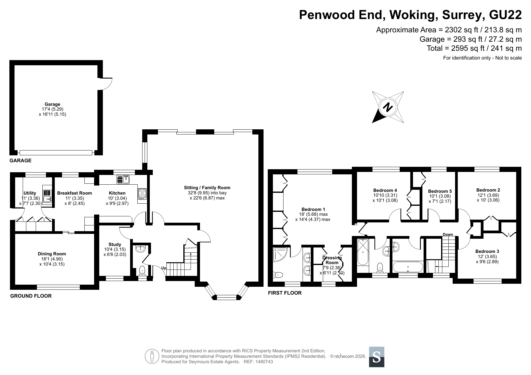 2, Penwood End, Surrey floorplan