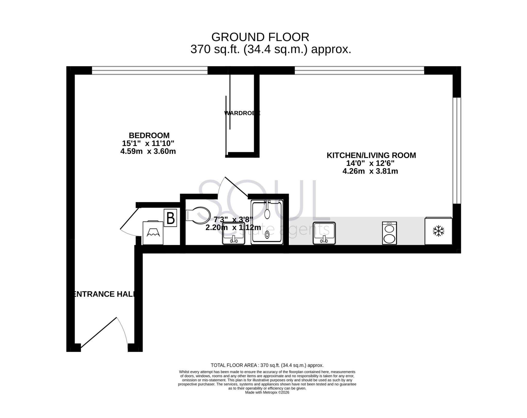 Flat 11, Burlington Road, New Malden floorplan