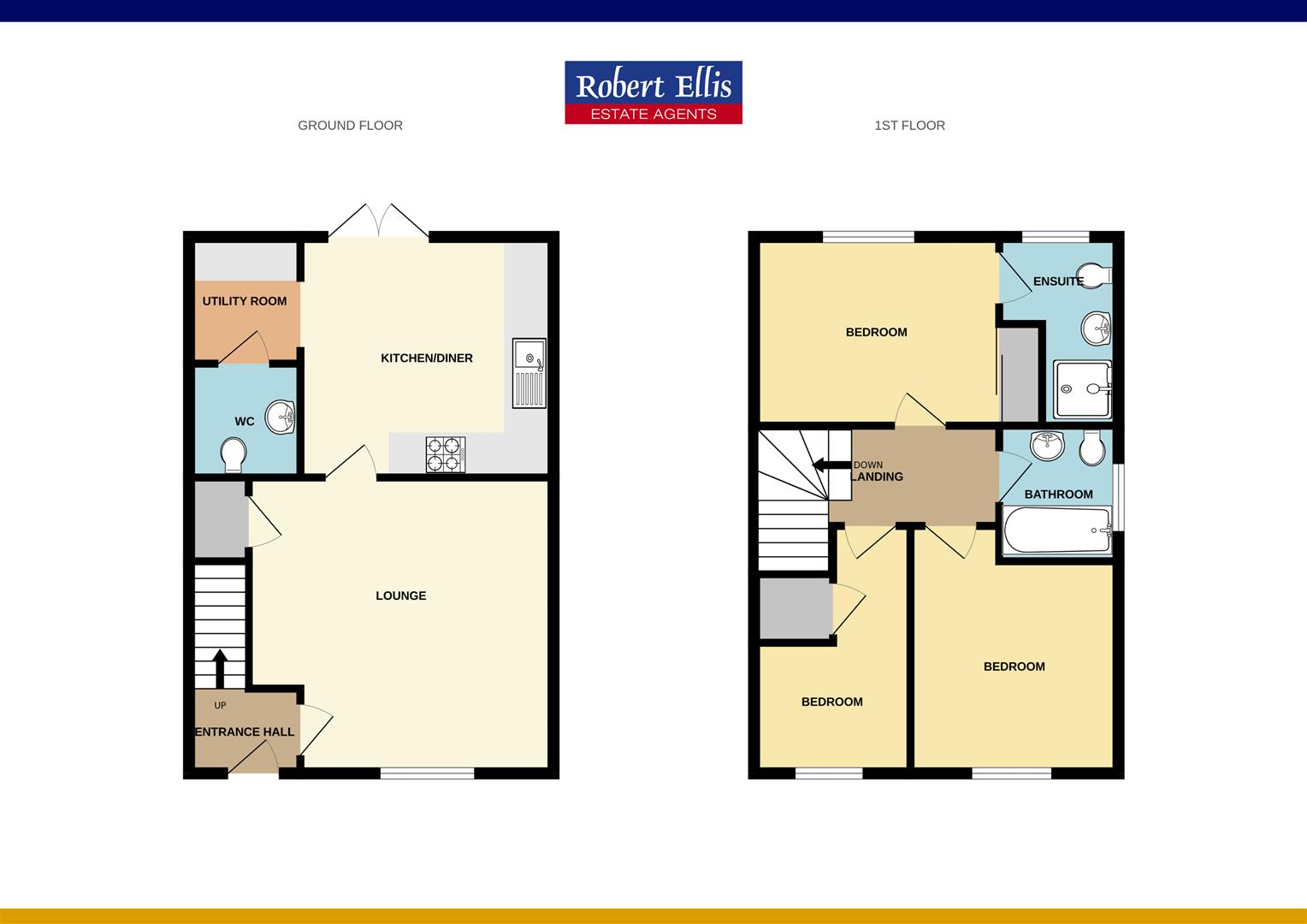 93, Field Farm Way, Nottingham floorplan
