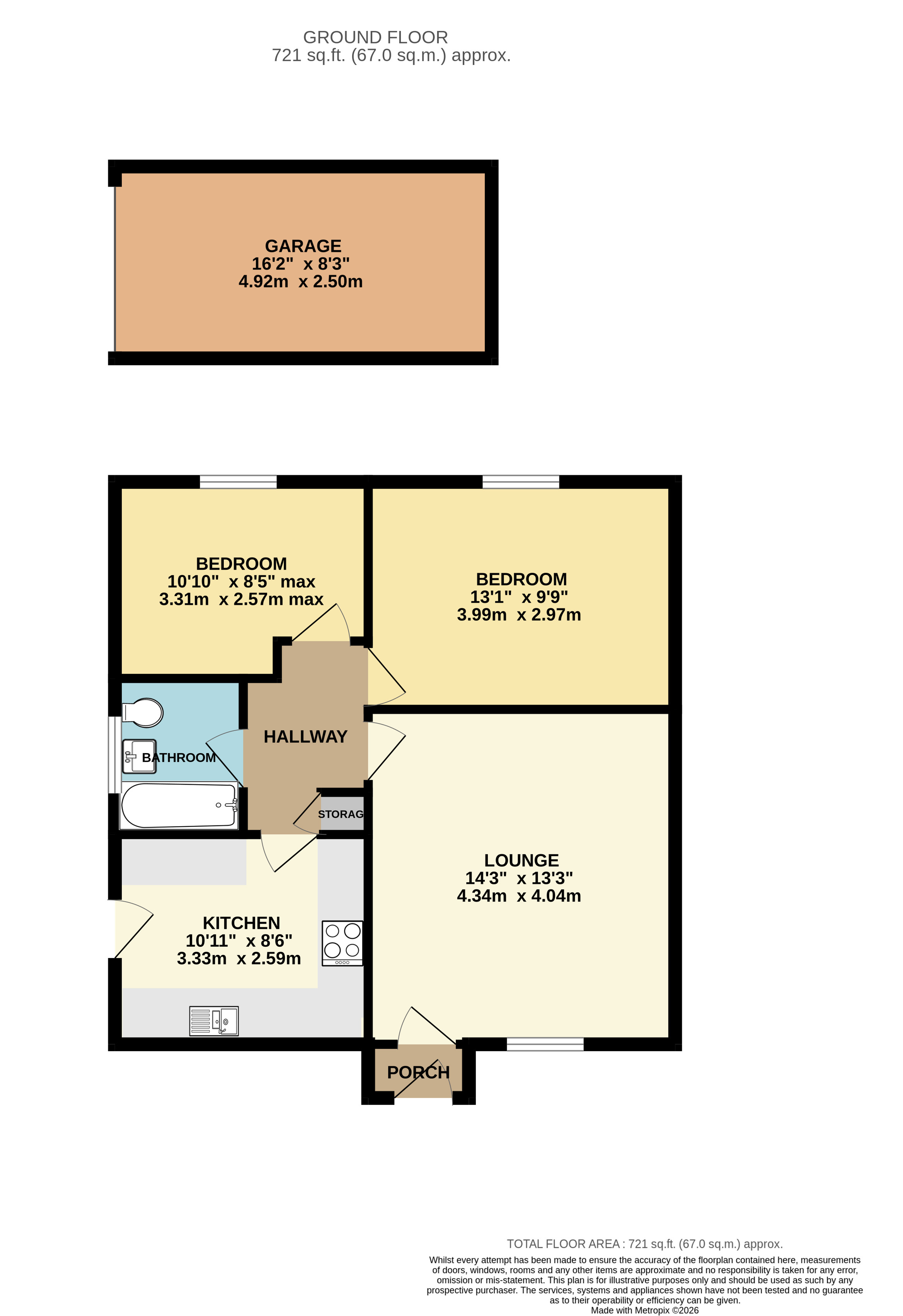 86, Hawthorn Avenue, Cherry Willingham floorplan