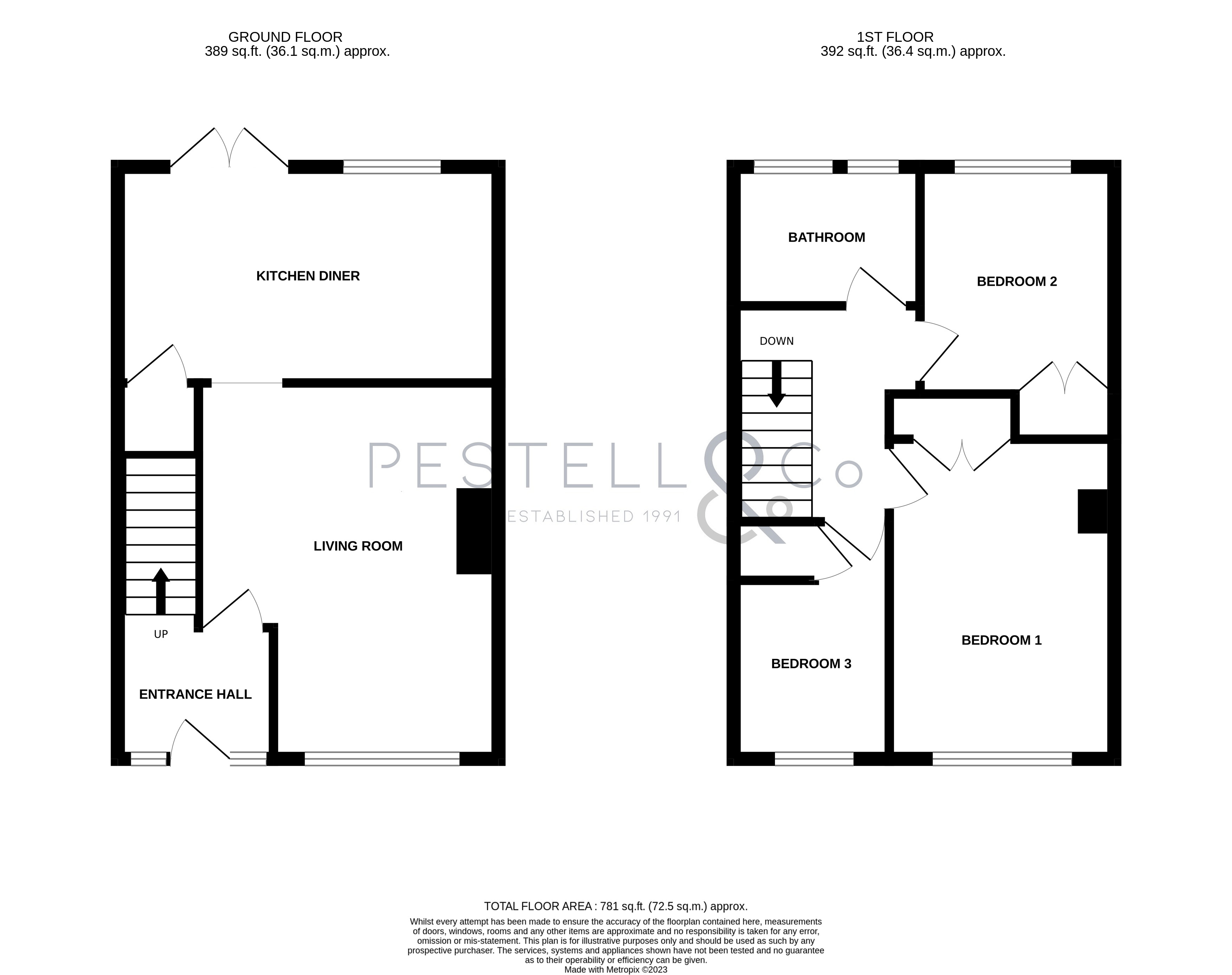 1, Kidder Road, Braintree floorplan