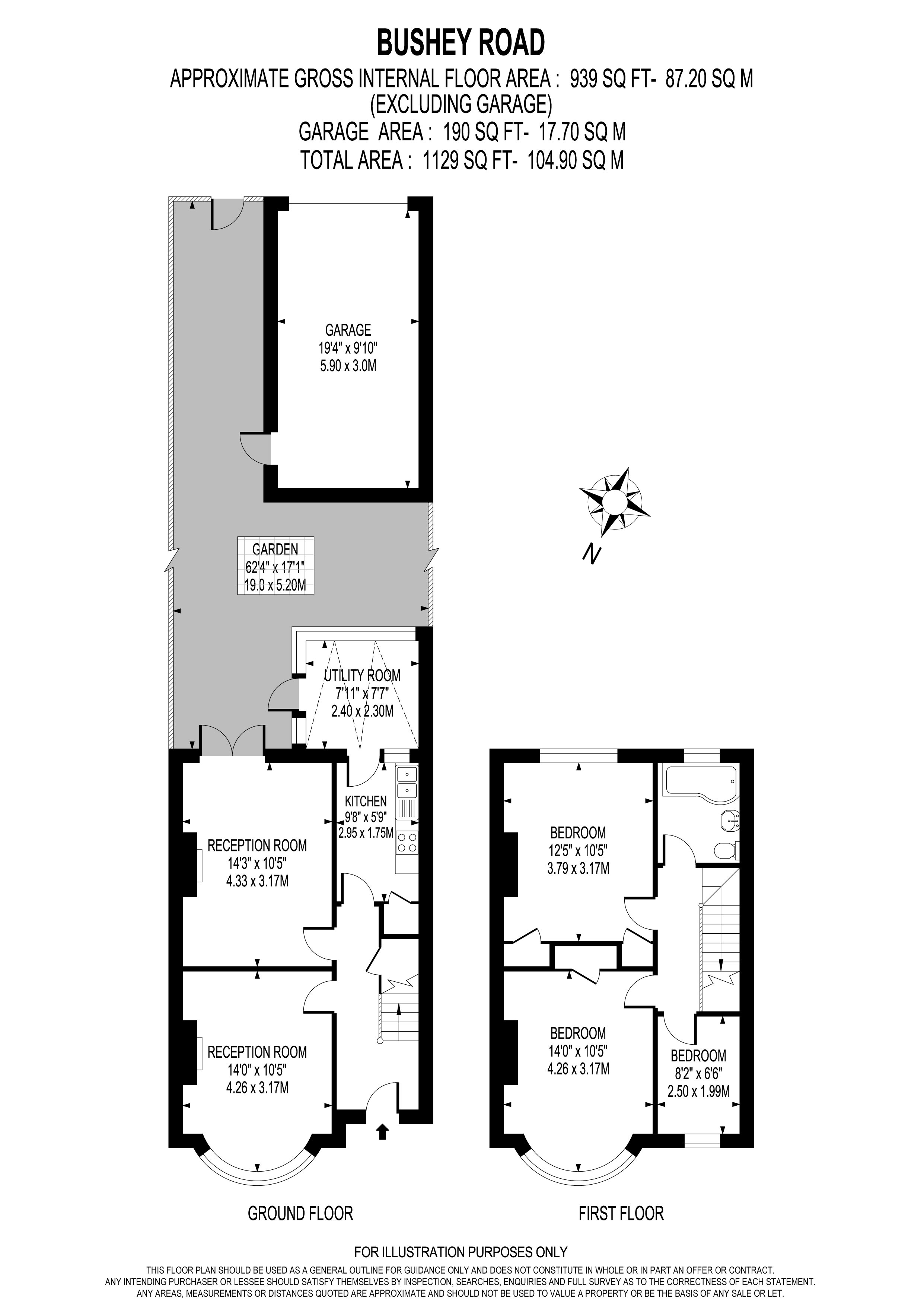51, Bushey Road, Raynes Park floorplan
