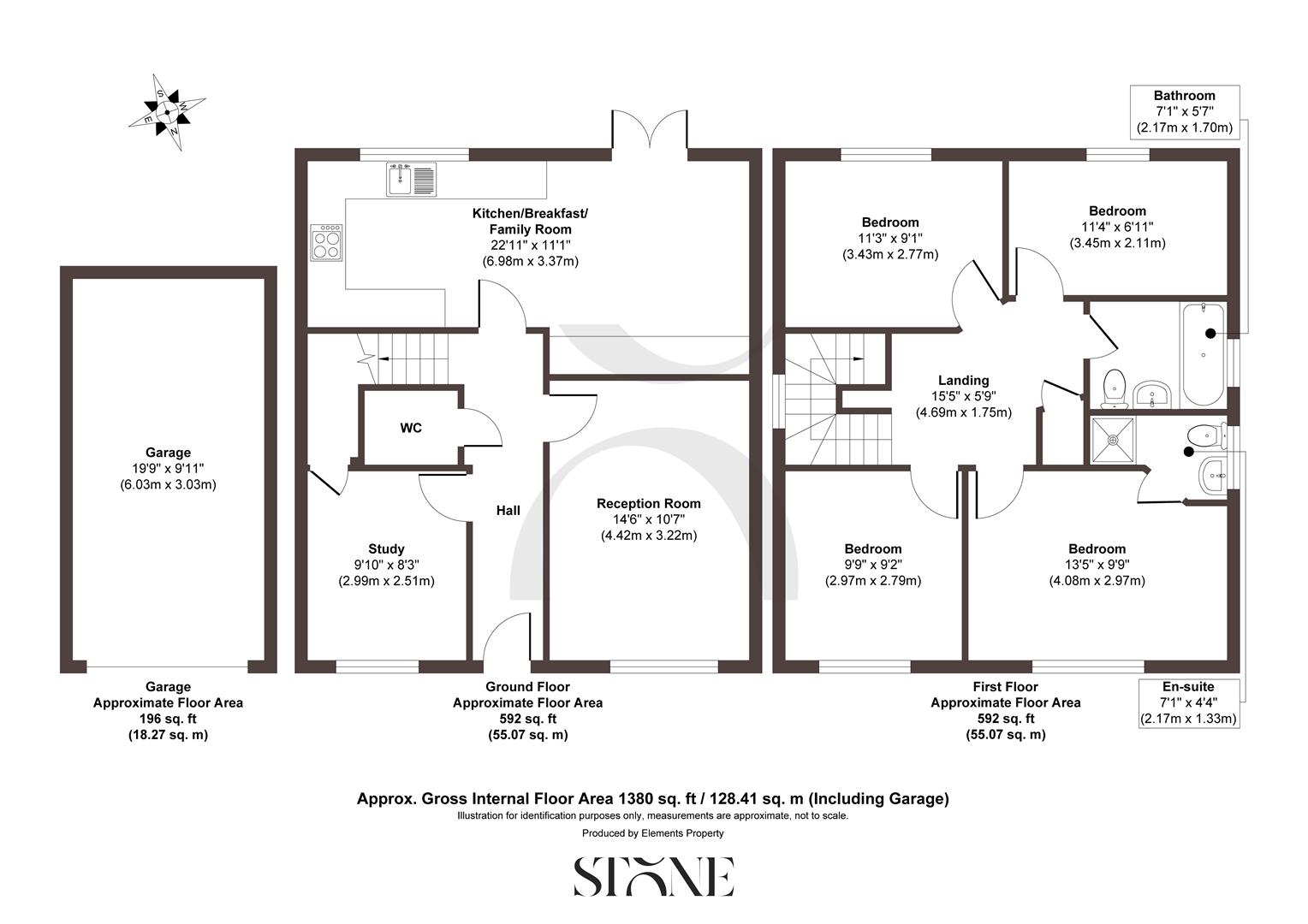 55, Tanners Meadow, Betchworth floorplan