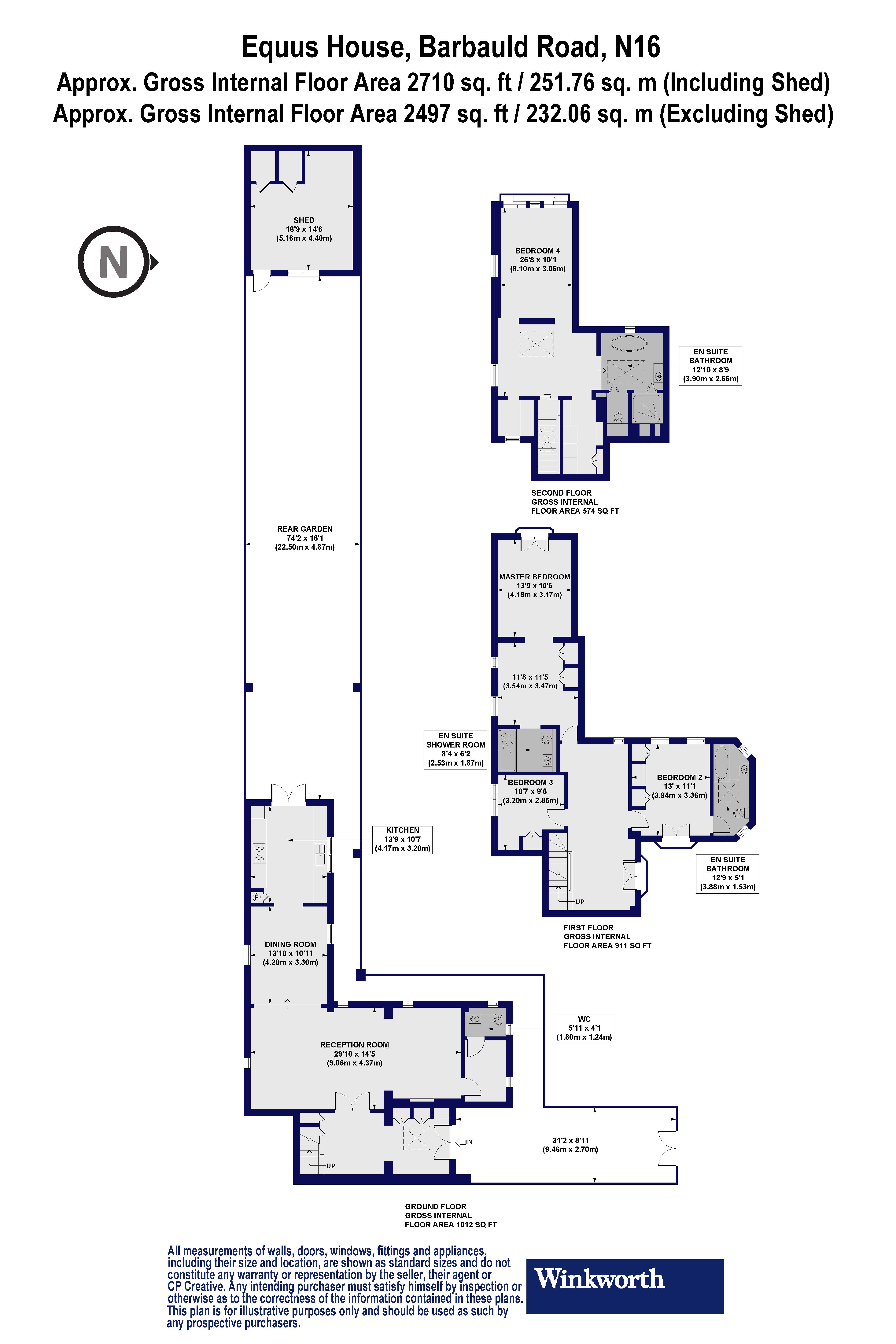Equus House, 66, Barbauld Road, London floorplan