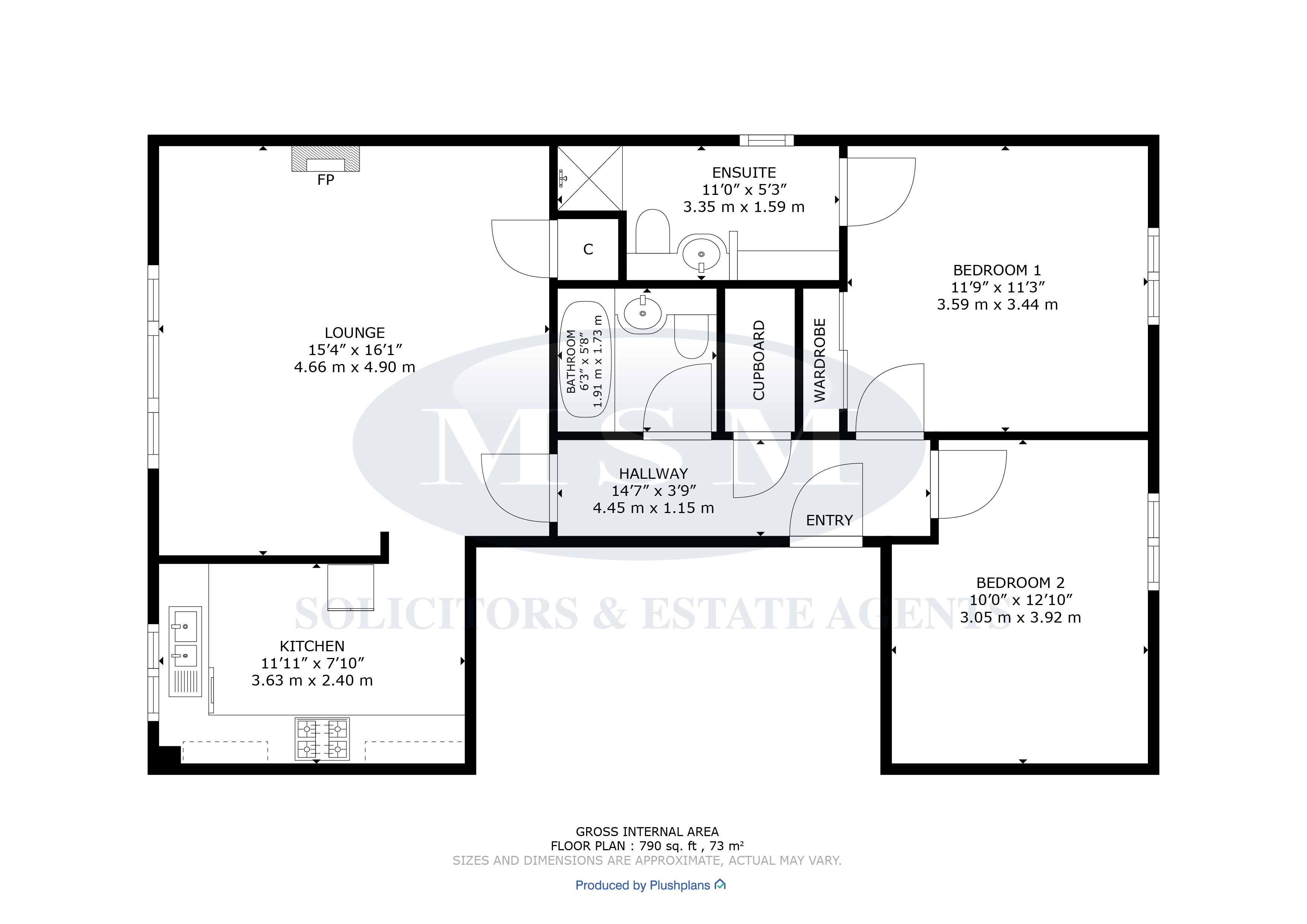 1/1, 4 London Drive, Glasgow floorplan