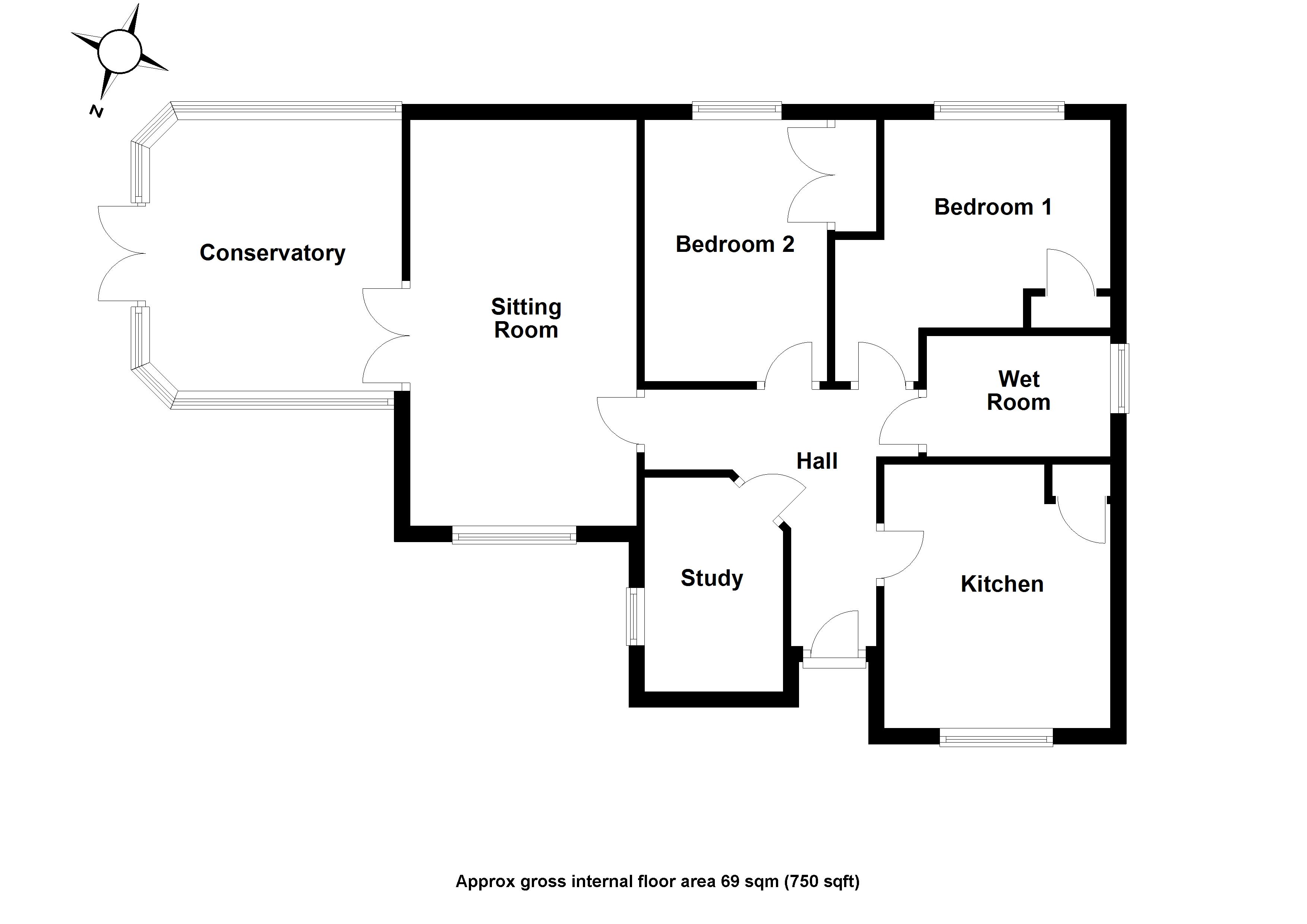De Vigier Avenue, Saffron Walden CB10, 3 bedroom detached bungalow for