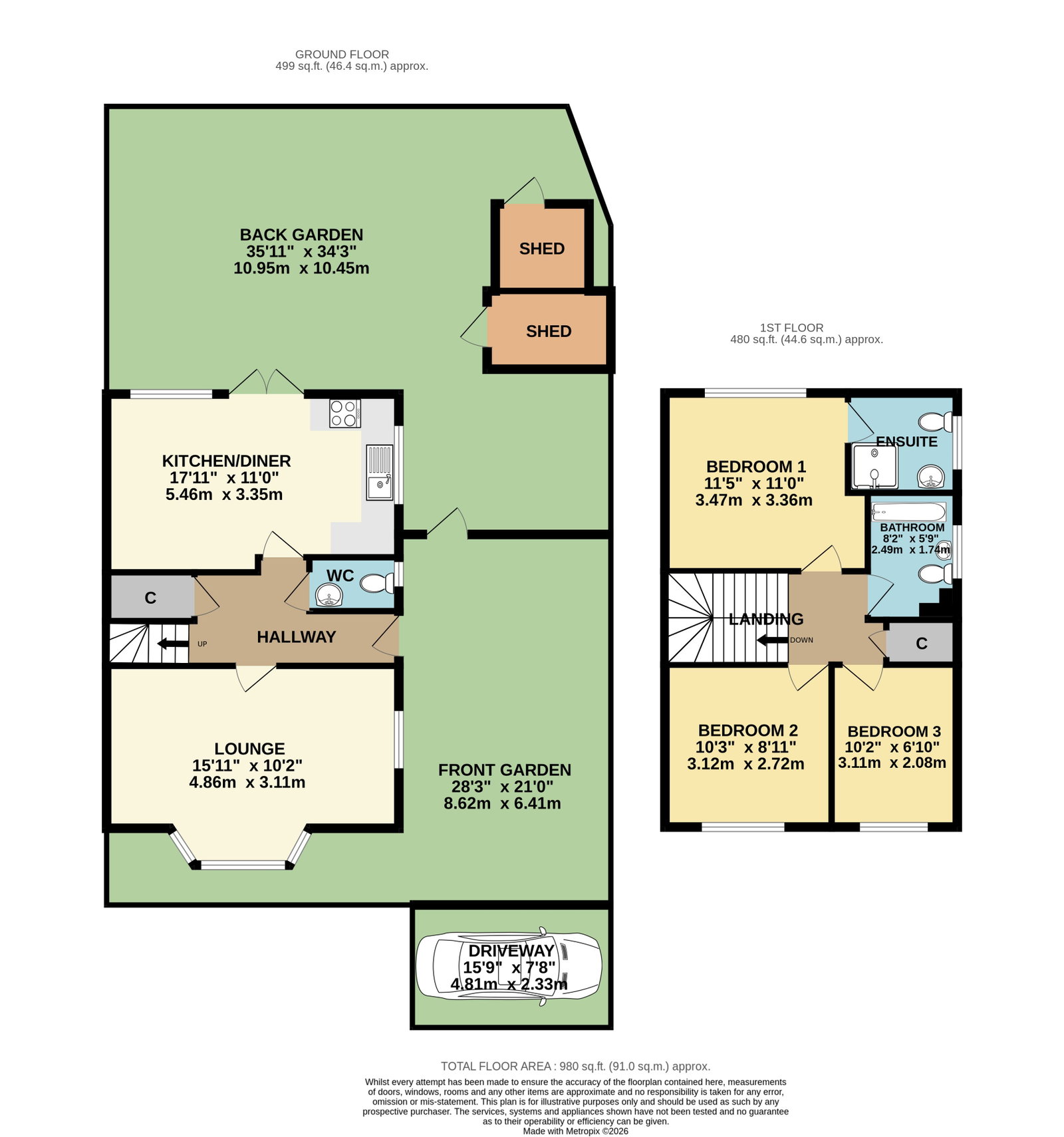 53, Lady Winter Drive, Sheerness floorplan