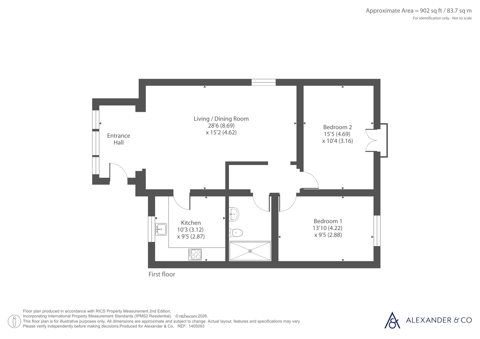 Park End, Brackley floorplan
