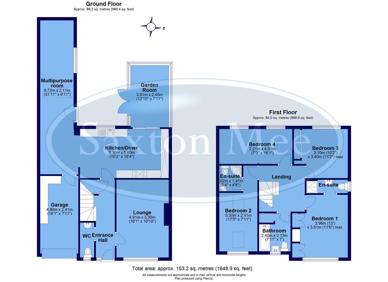 92, Clough Grove, Sheffield floorplan