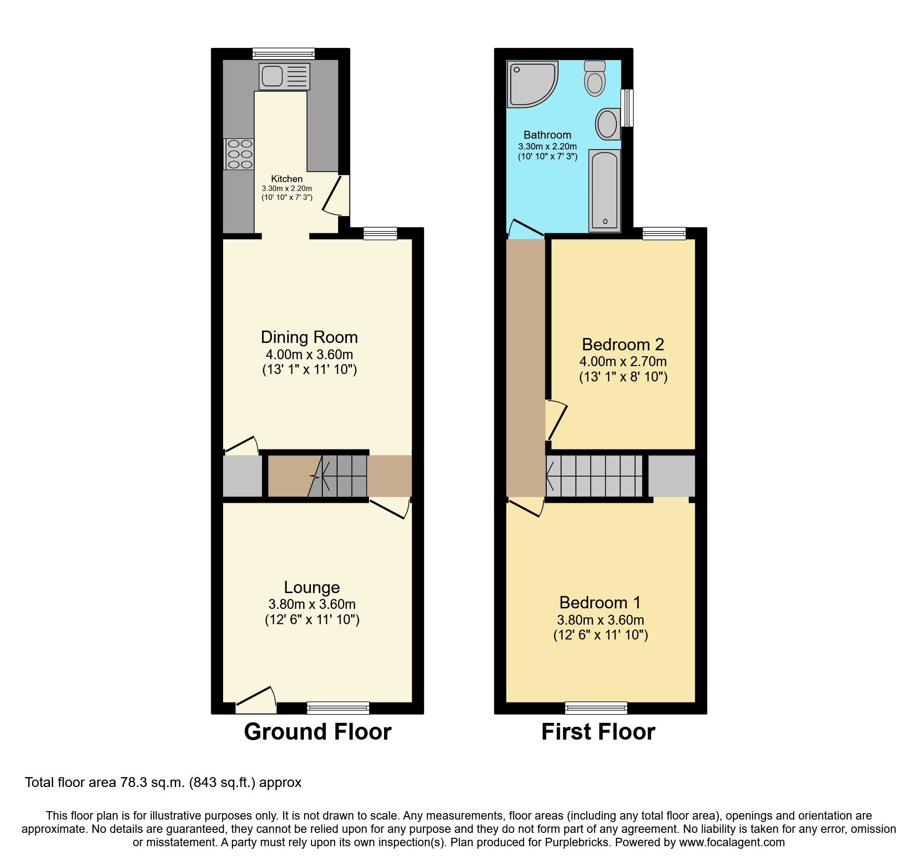 Street, Pinxton NG16, 2 bedroom semidetached house for sale