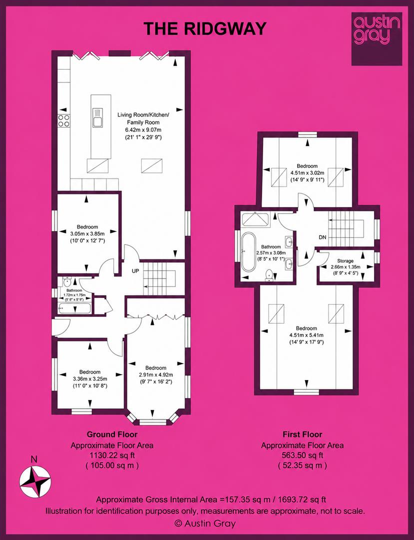 94, The Ridgway, Brighton floorplan