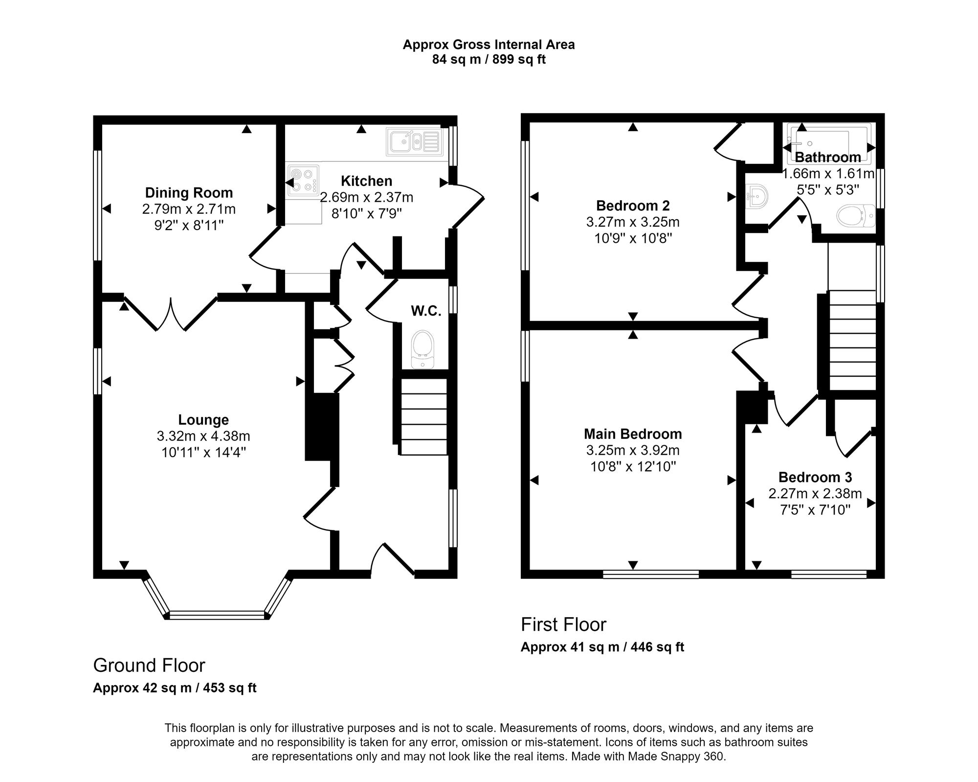10 Longridge Avenue, Wigan floorplan