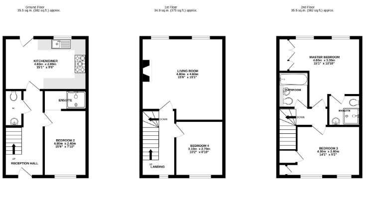 6, Horton Way, Nantwich floorplan