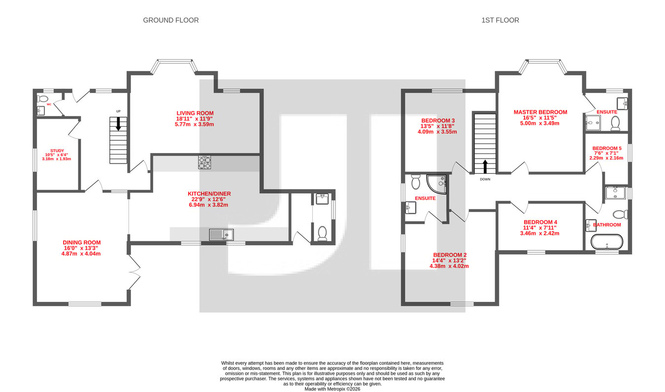 1, South Grove, Shipley floorplan