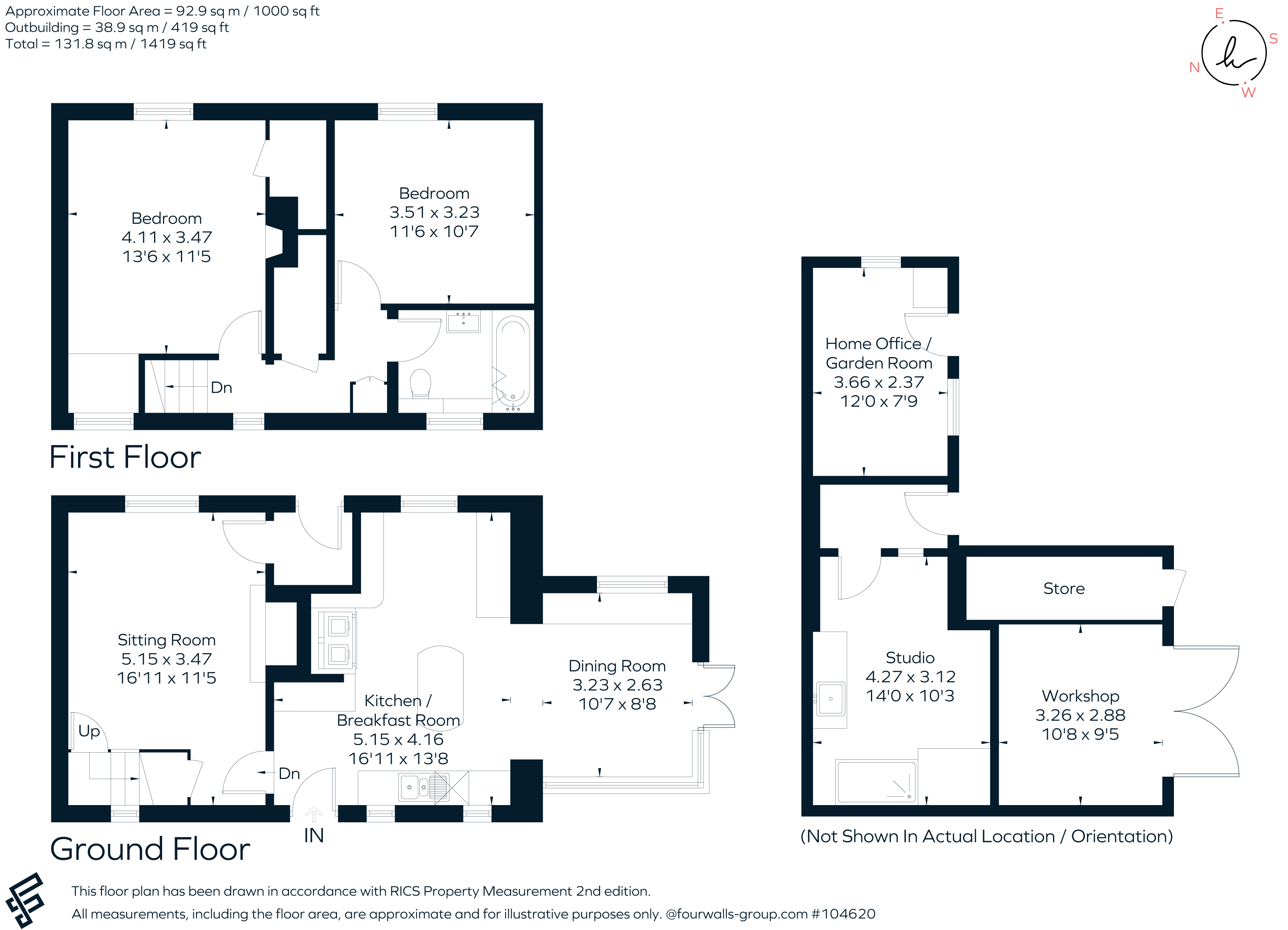 1 Springfield, Chawton, Hampshire floorplan