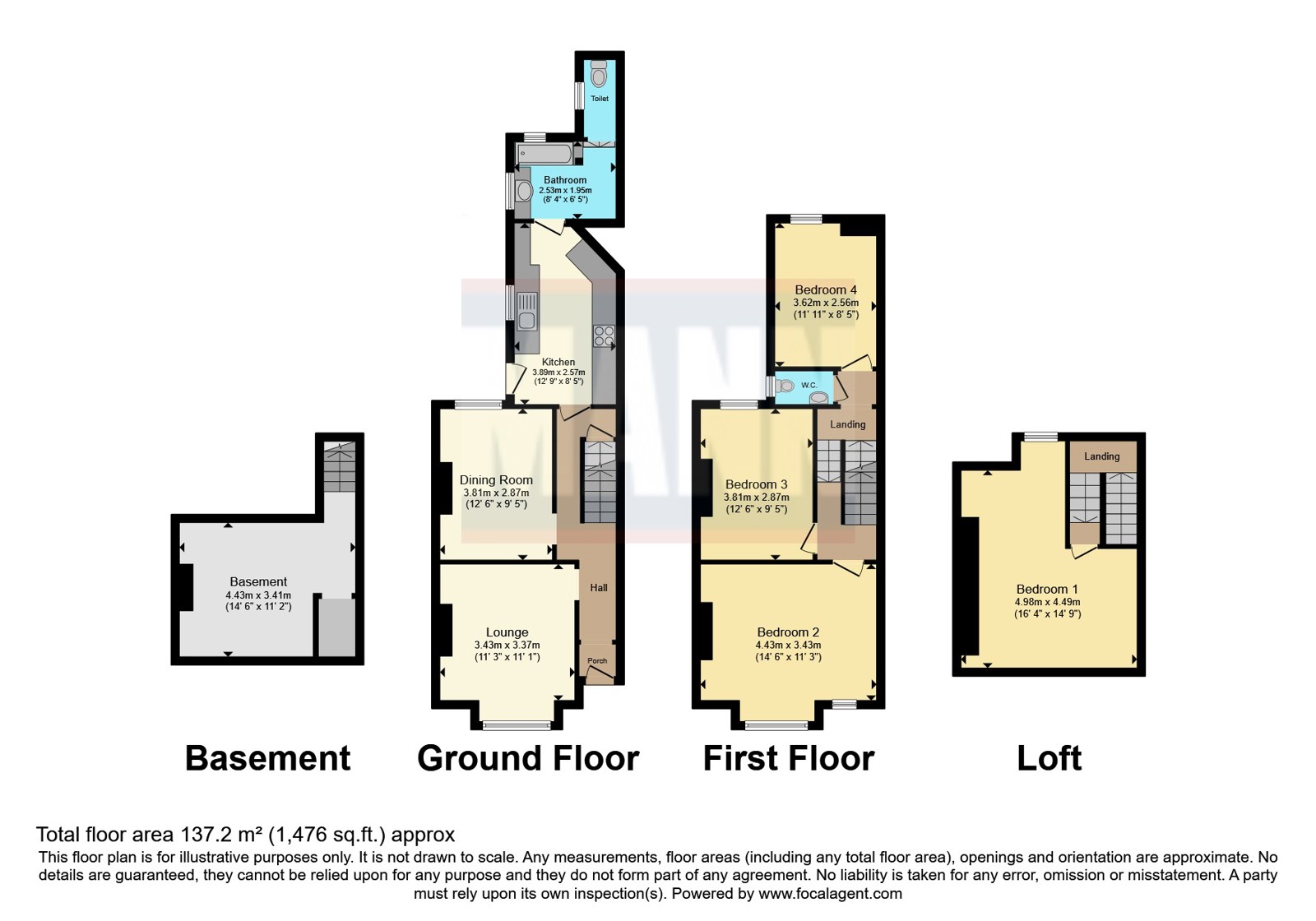 9, Northcote Road, Kent floorplan