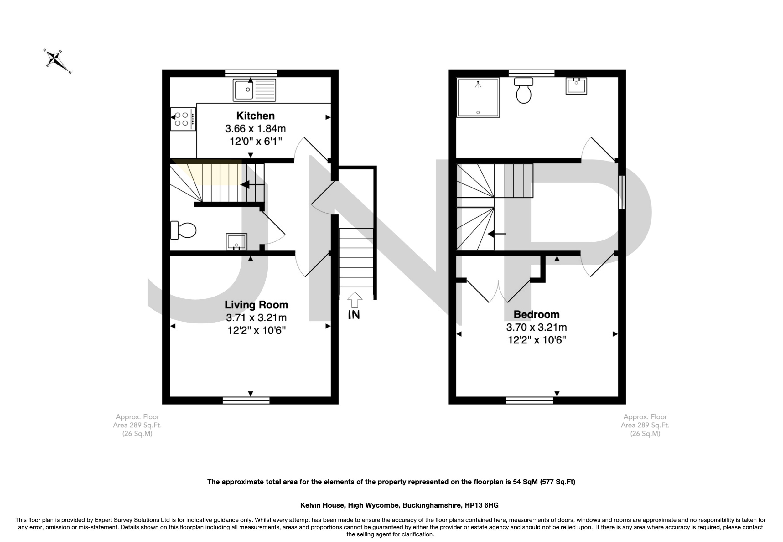 Flat 3, Kelvin House,, Totteridge Avenue, Buckinghamshire floorplan